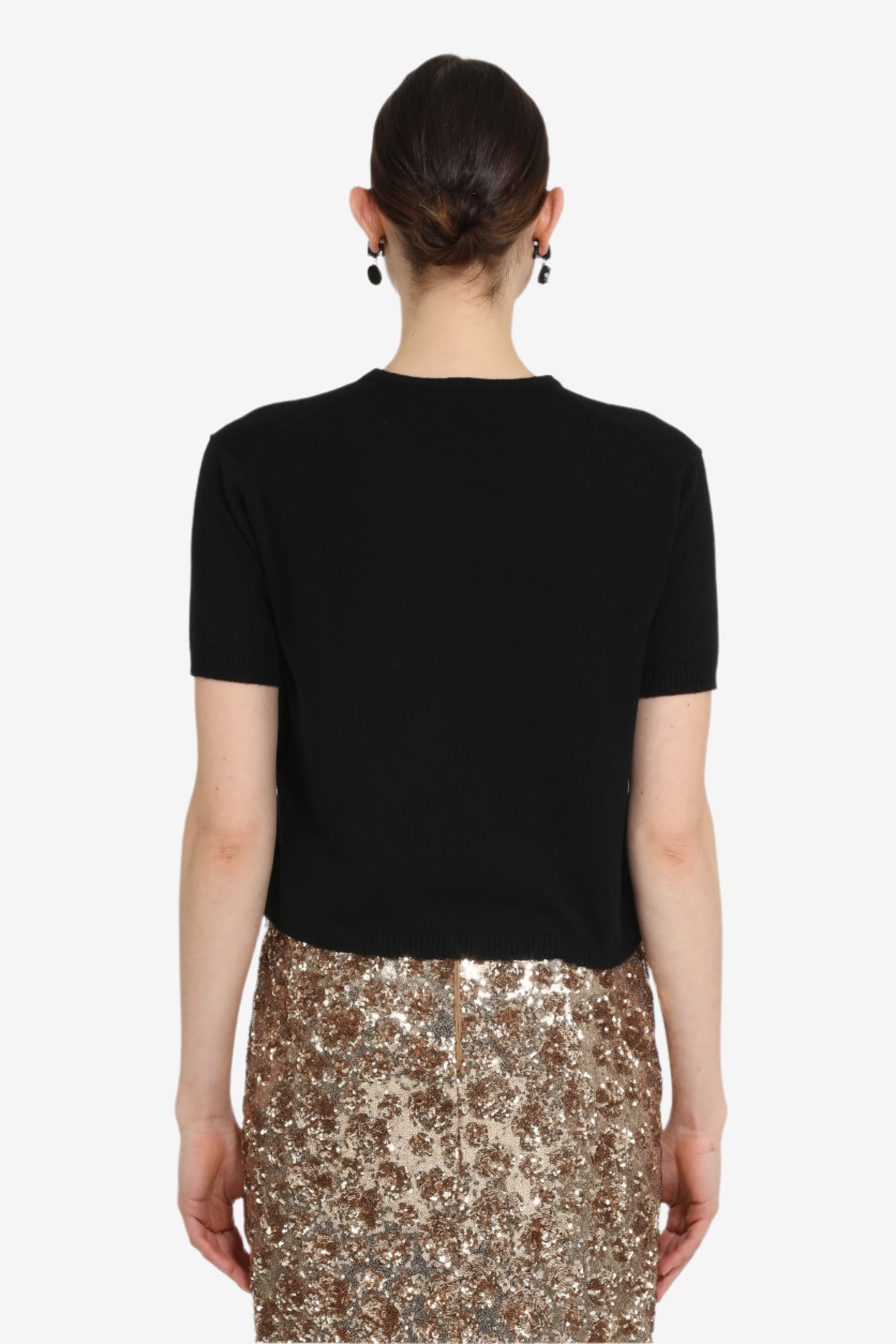 Short-sleeved shirt with logo