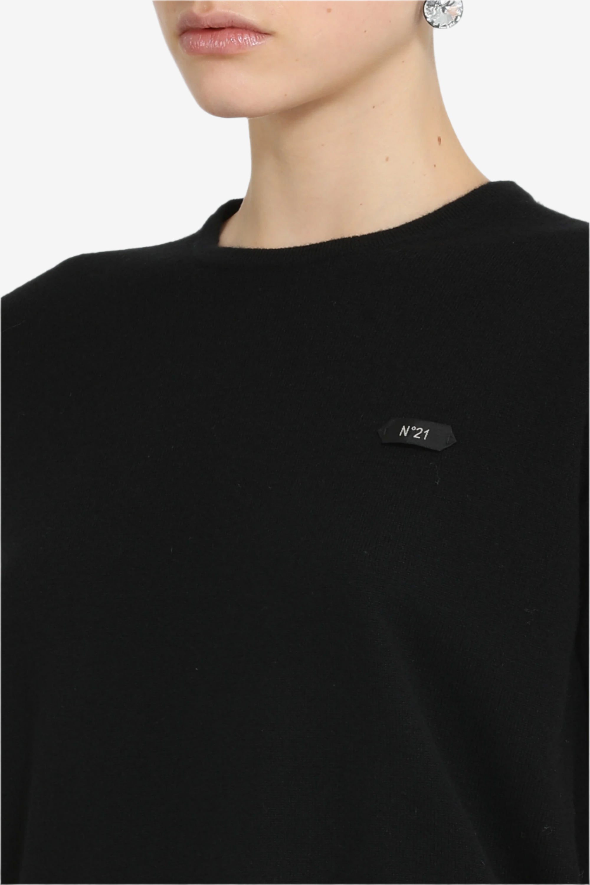 Short-sleeved shirt with logo