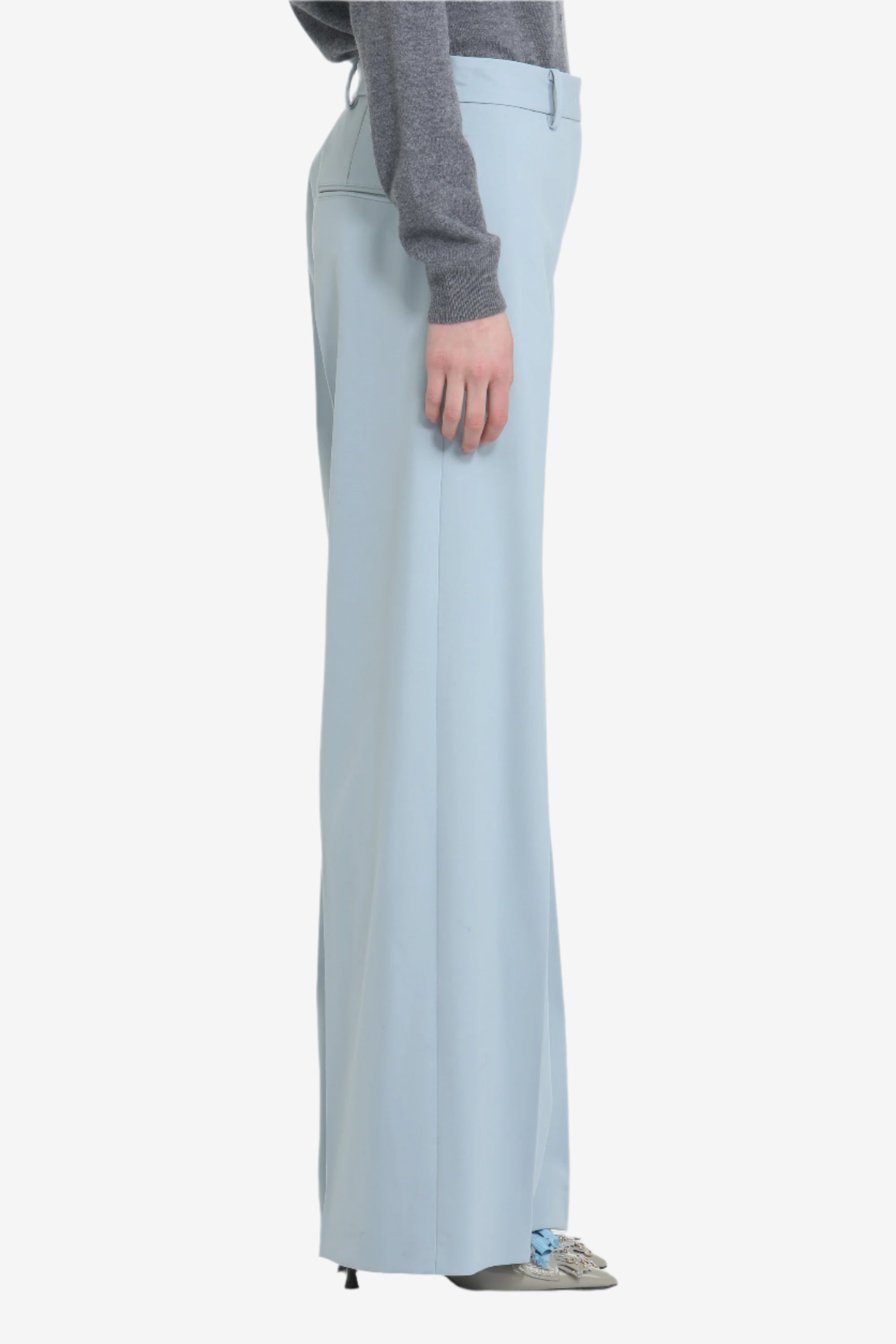 Pantalone palazzo con passanti