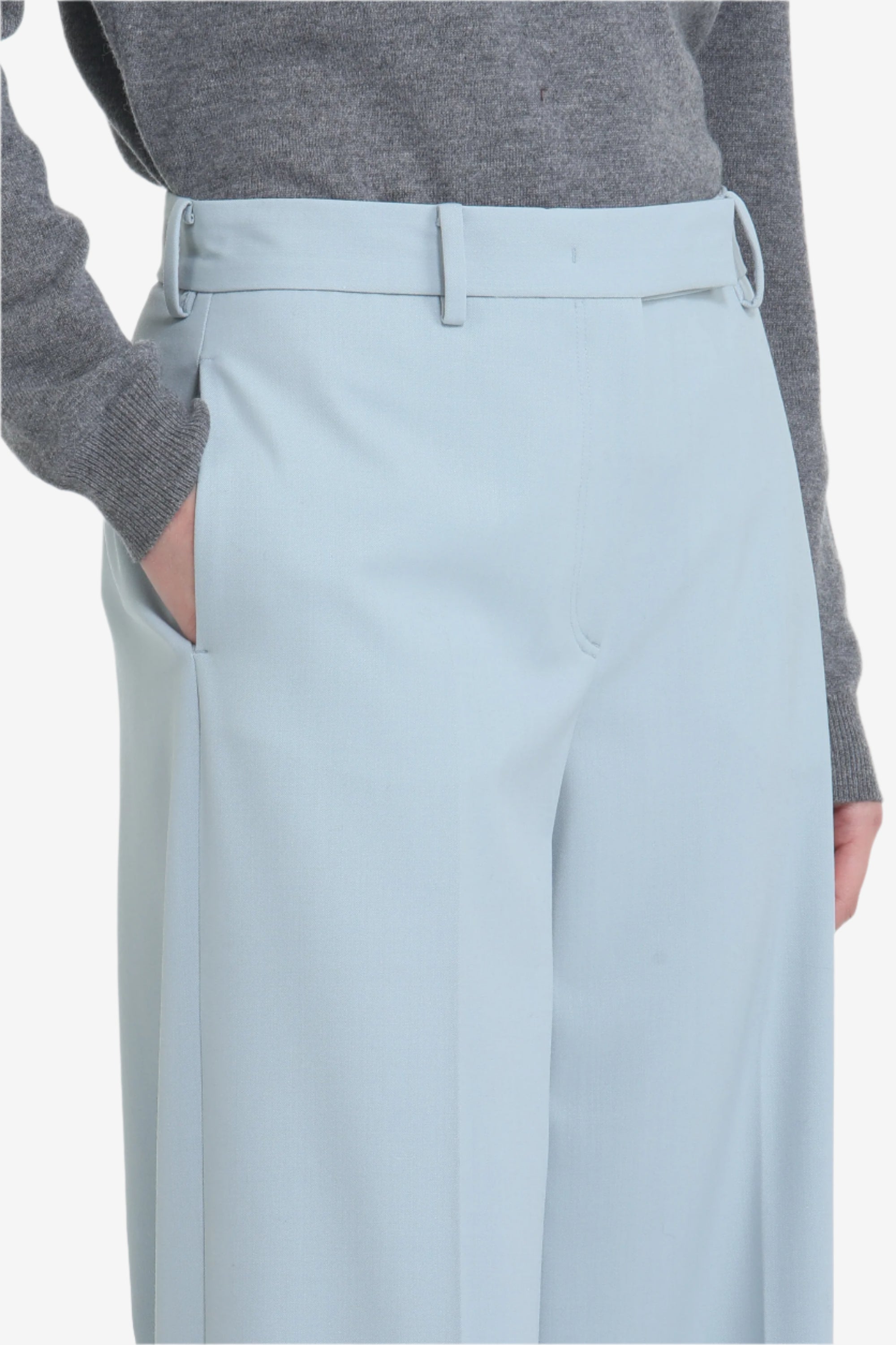 Pantalone palazzo con passanti