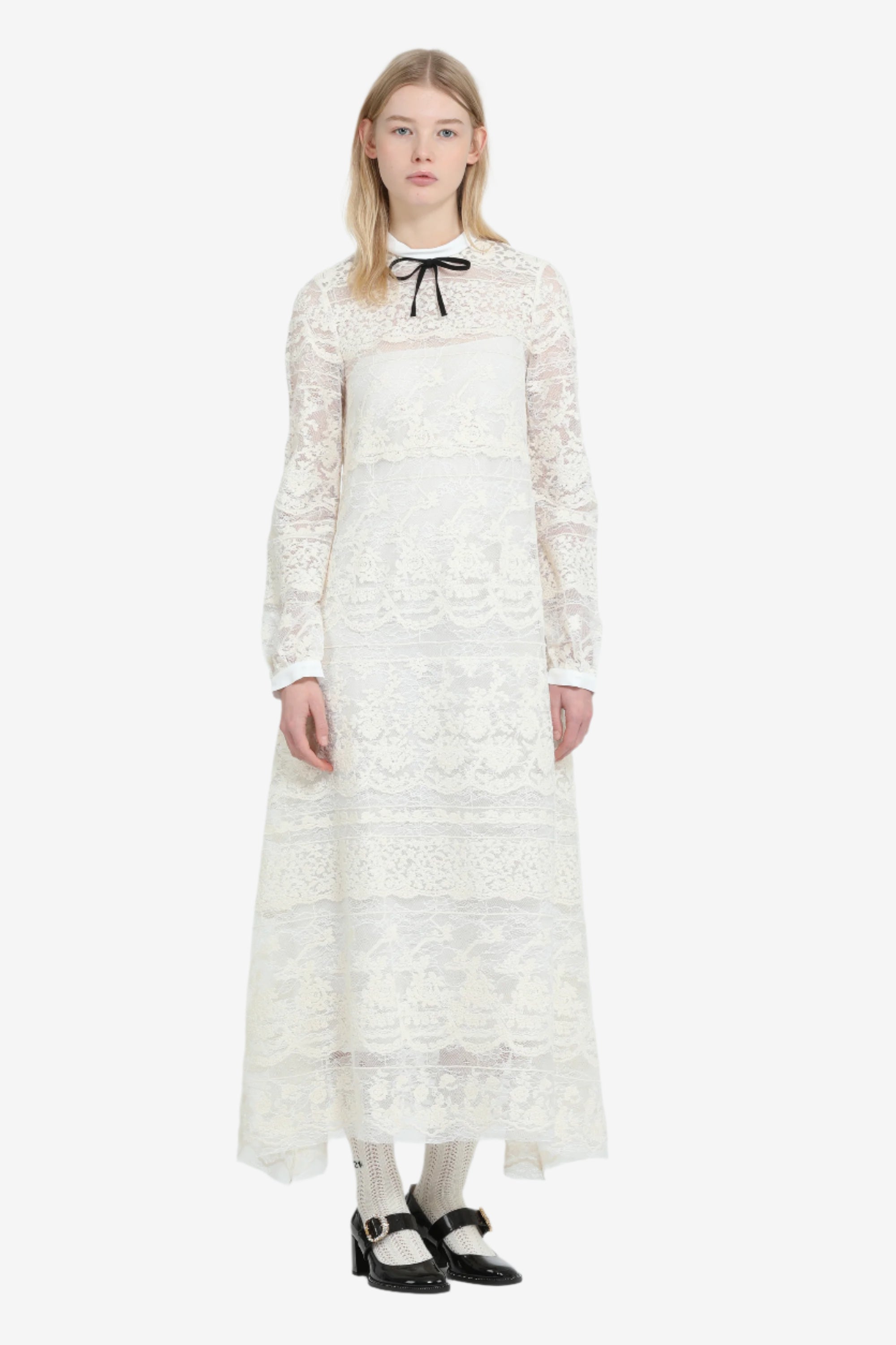 Long lace dress