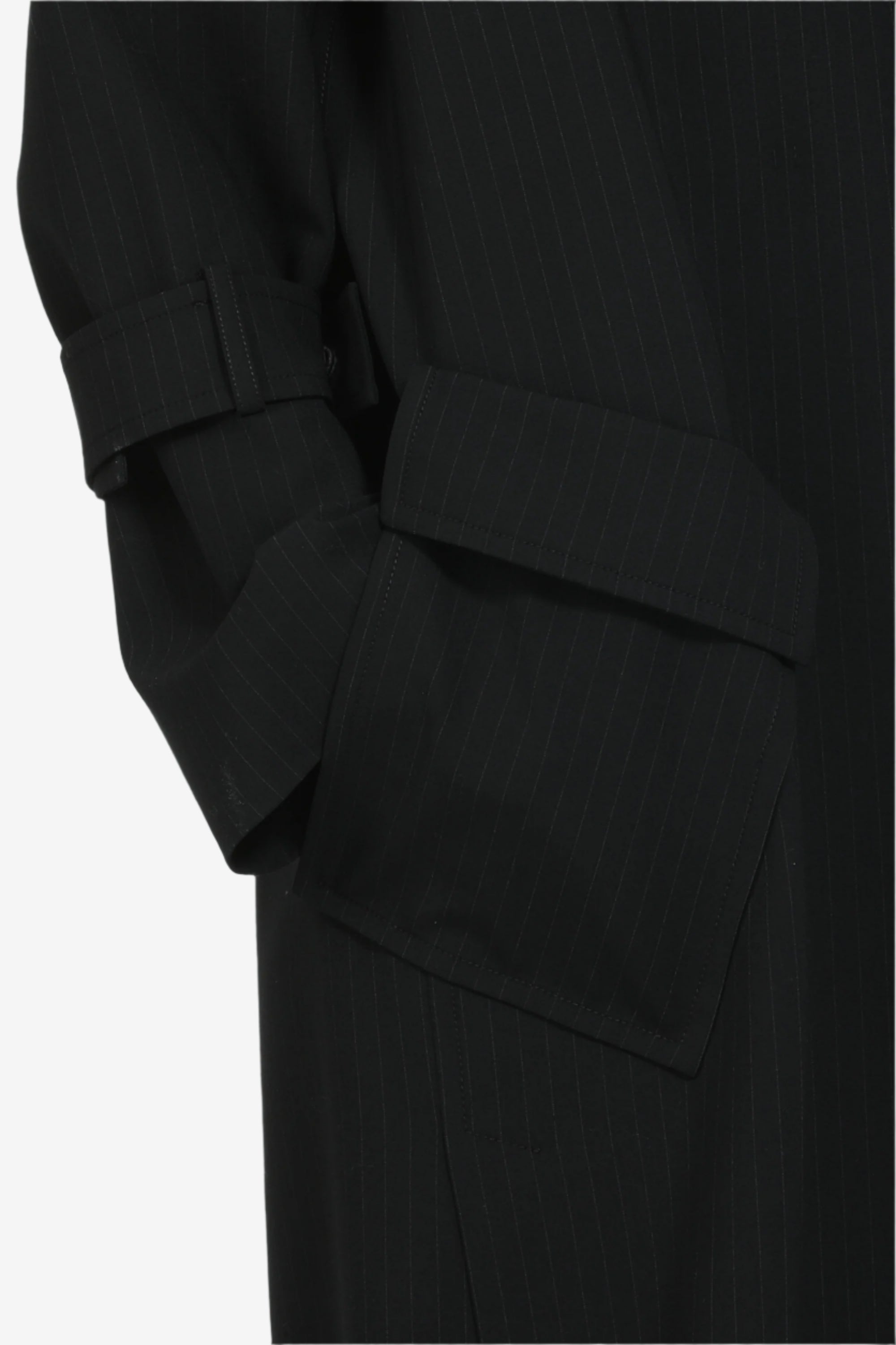 Cappotto lungo oversize con revers largo