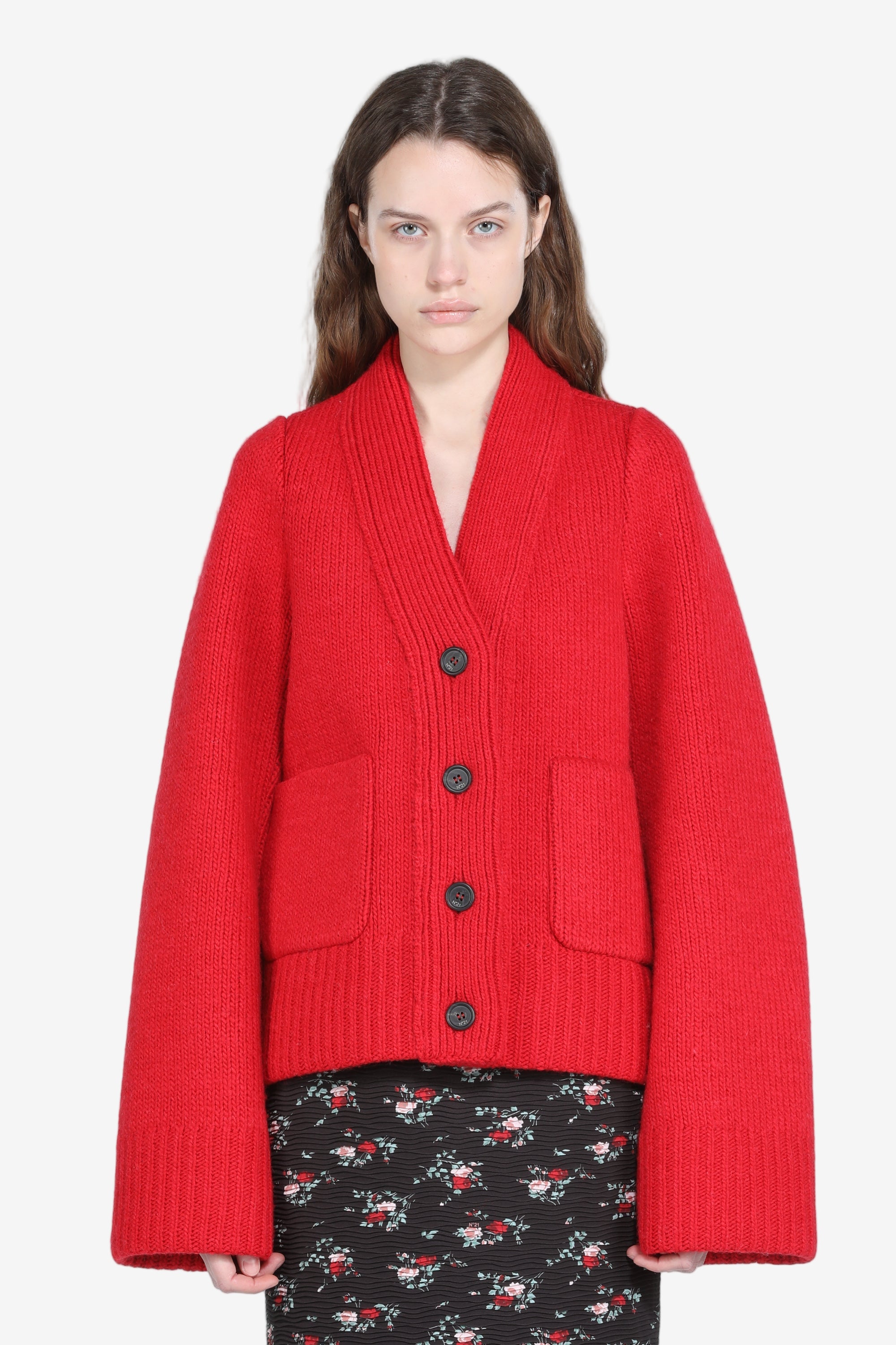 Cardigan over con tasche