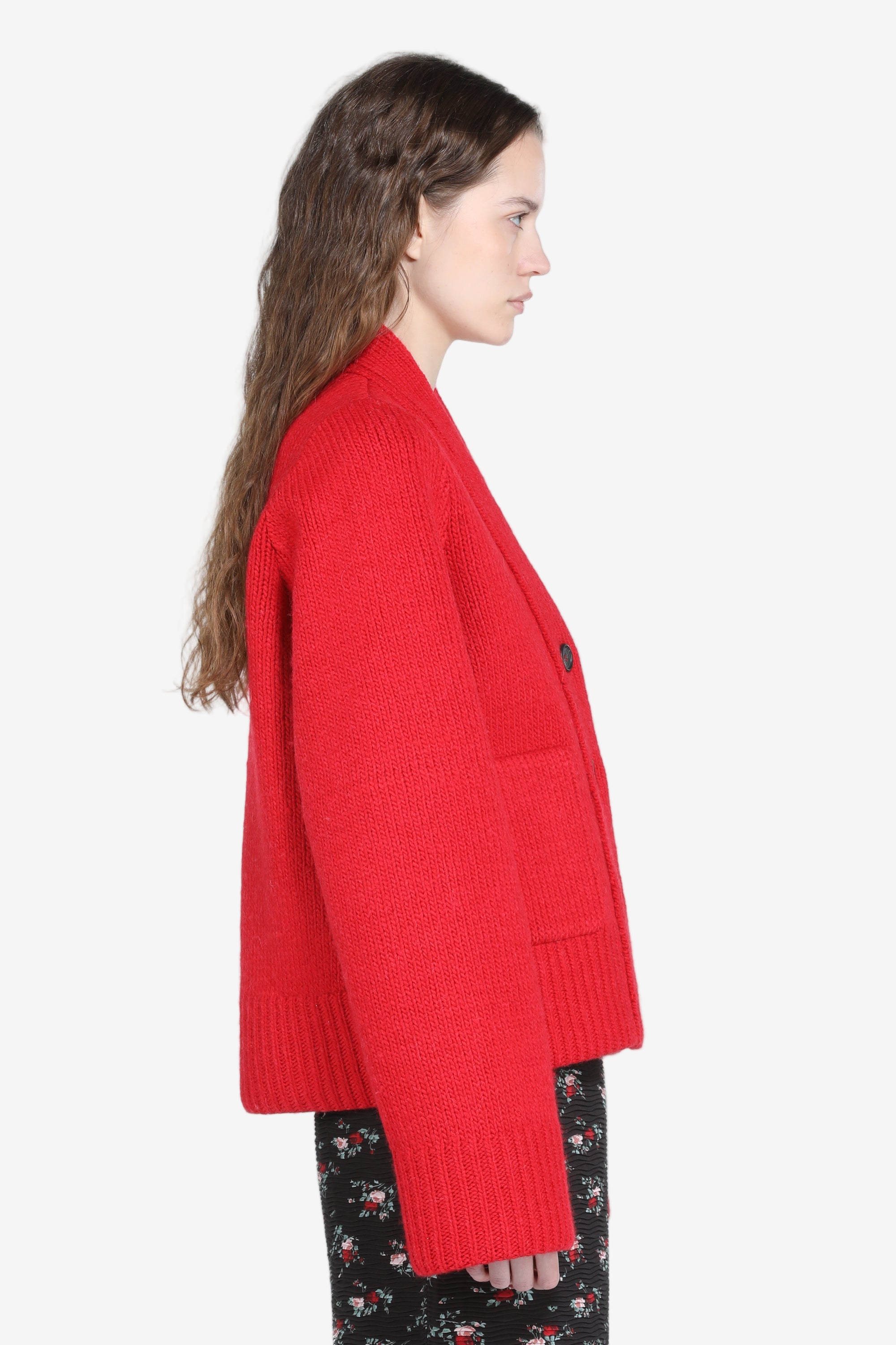 Cardigan over con tasche