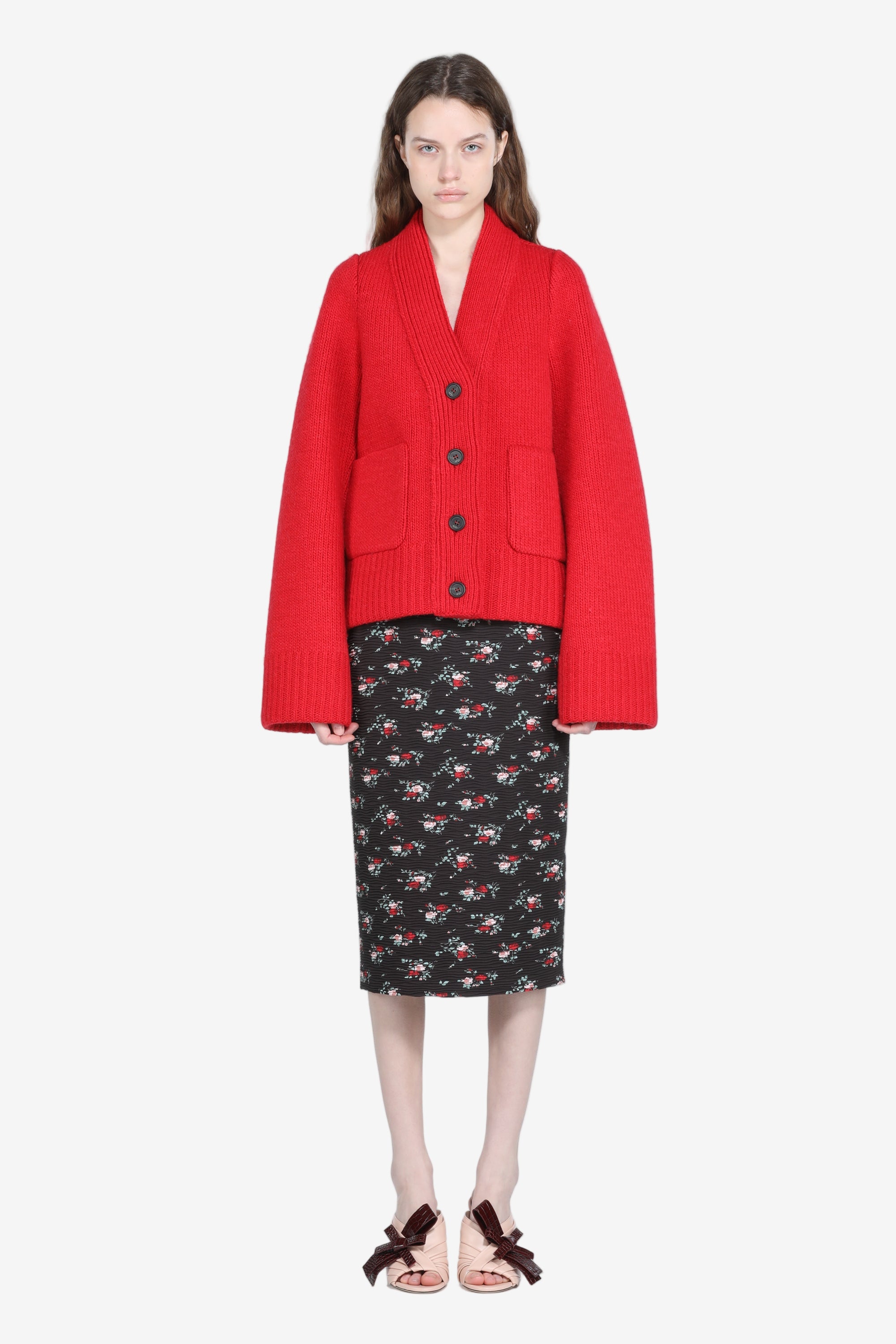 Cardigan over con tasche