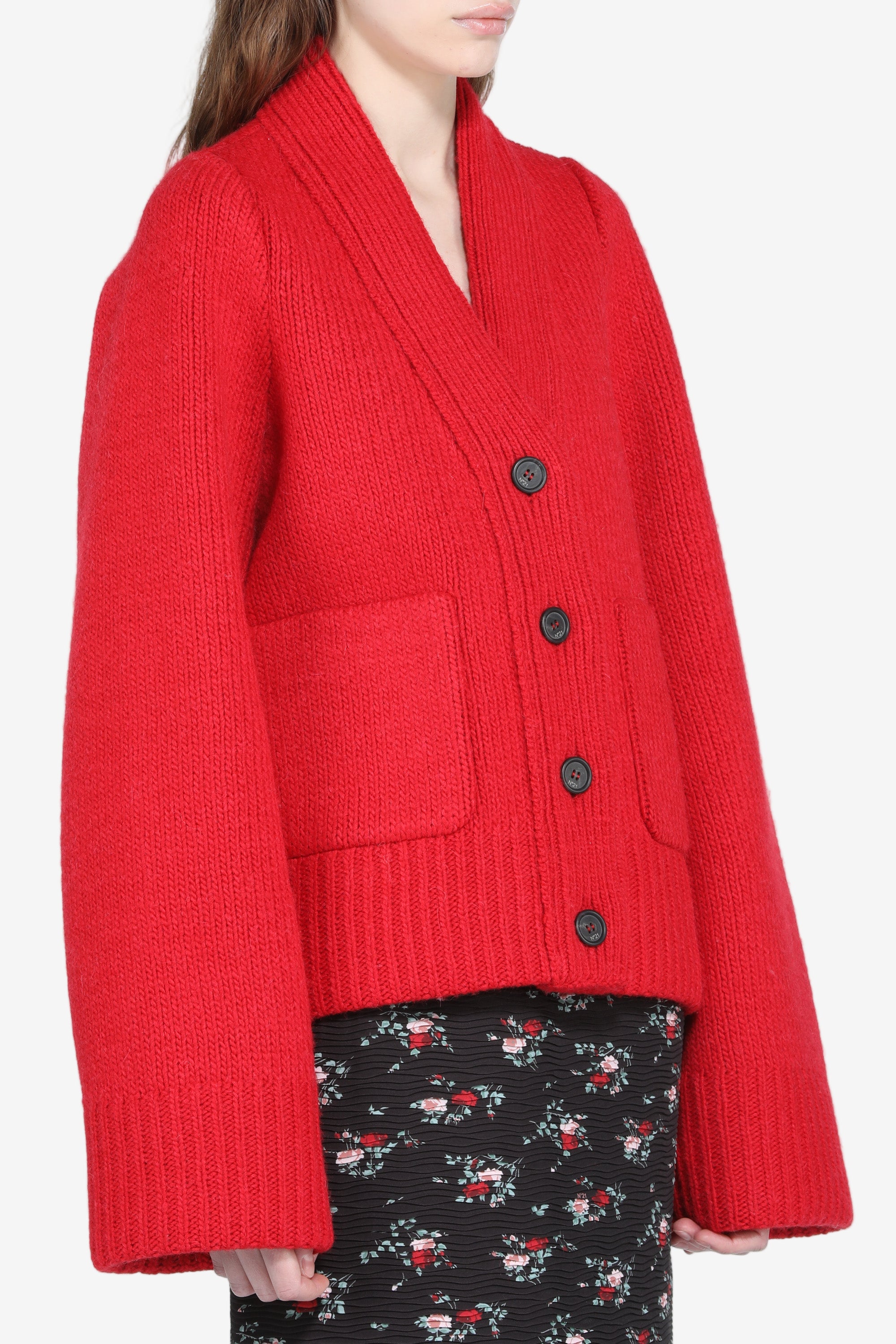 Cardigan over con tasche