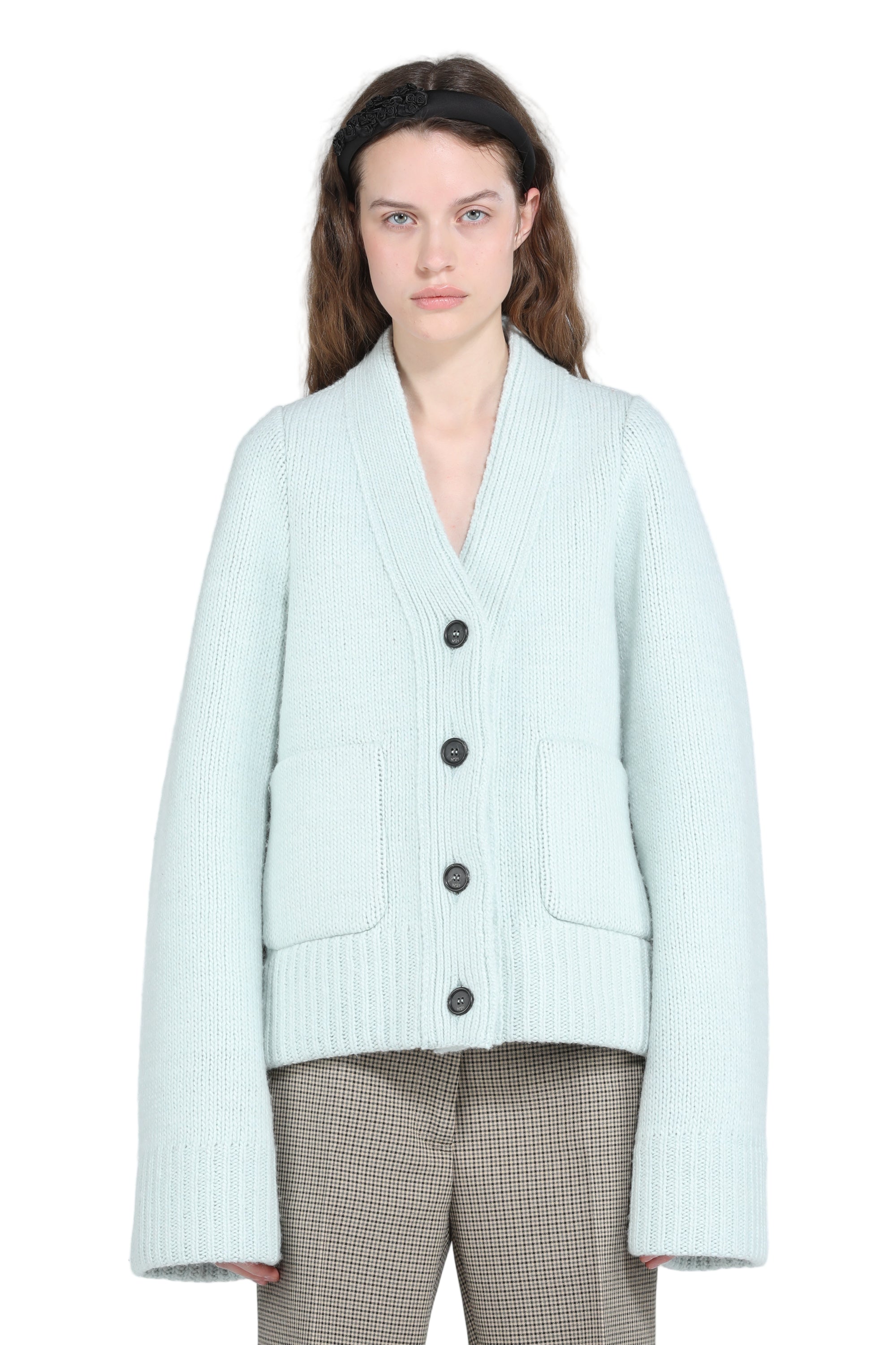 Oversized cardigan with pockets