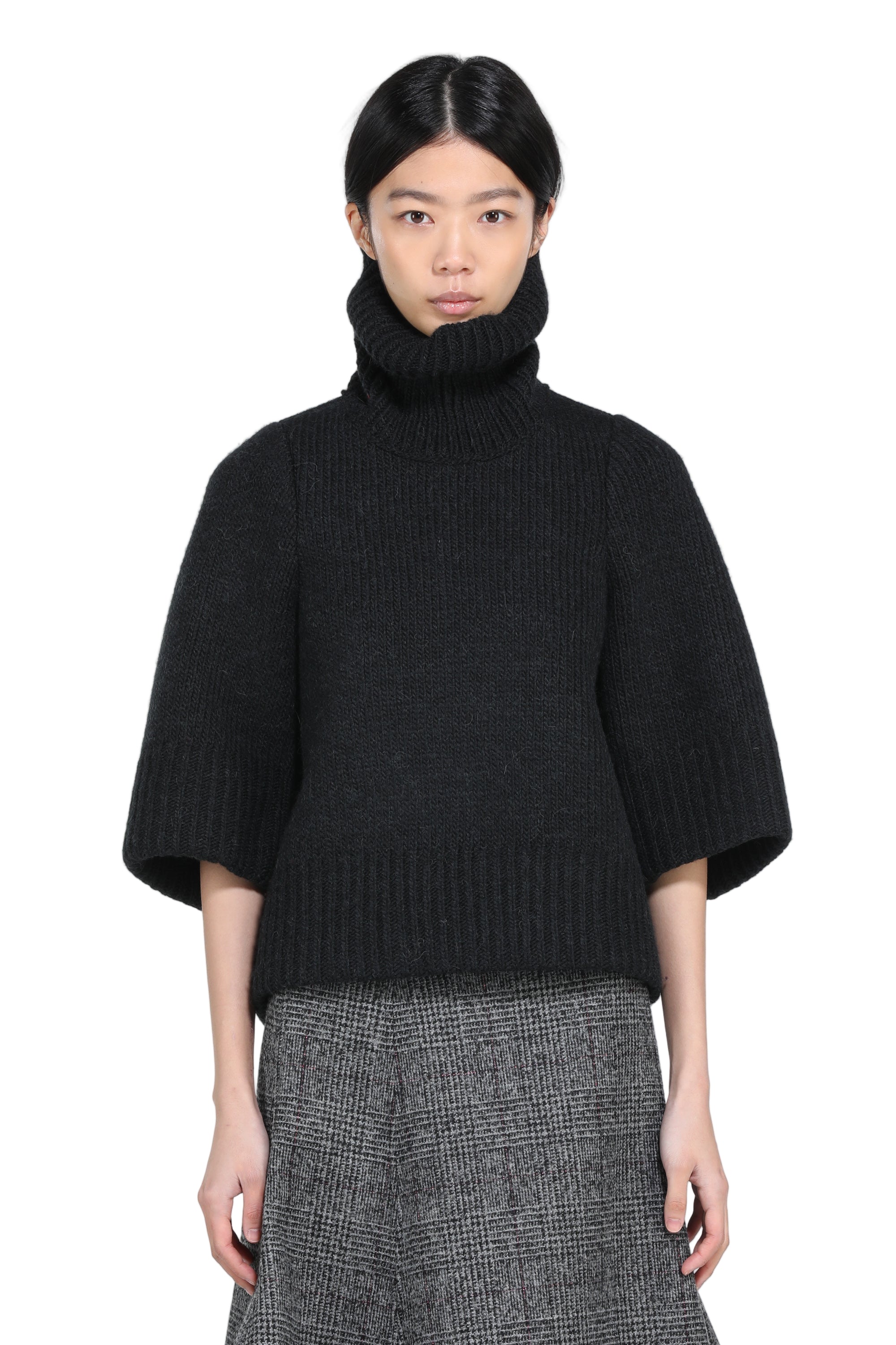Maglione over con maniche a tre quarti