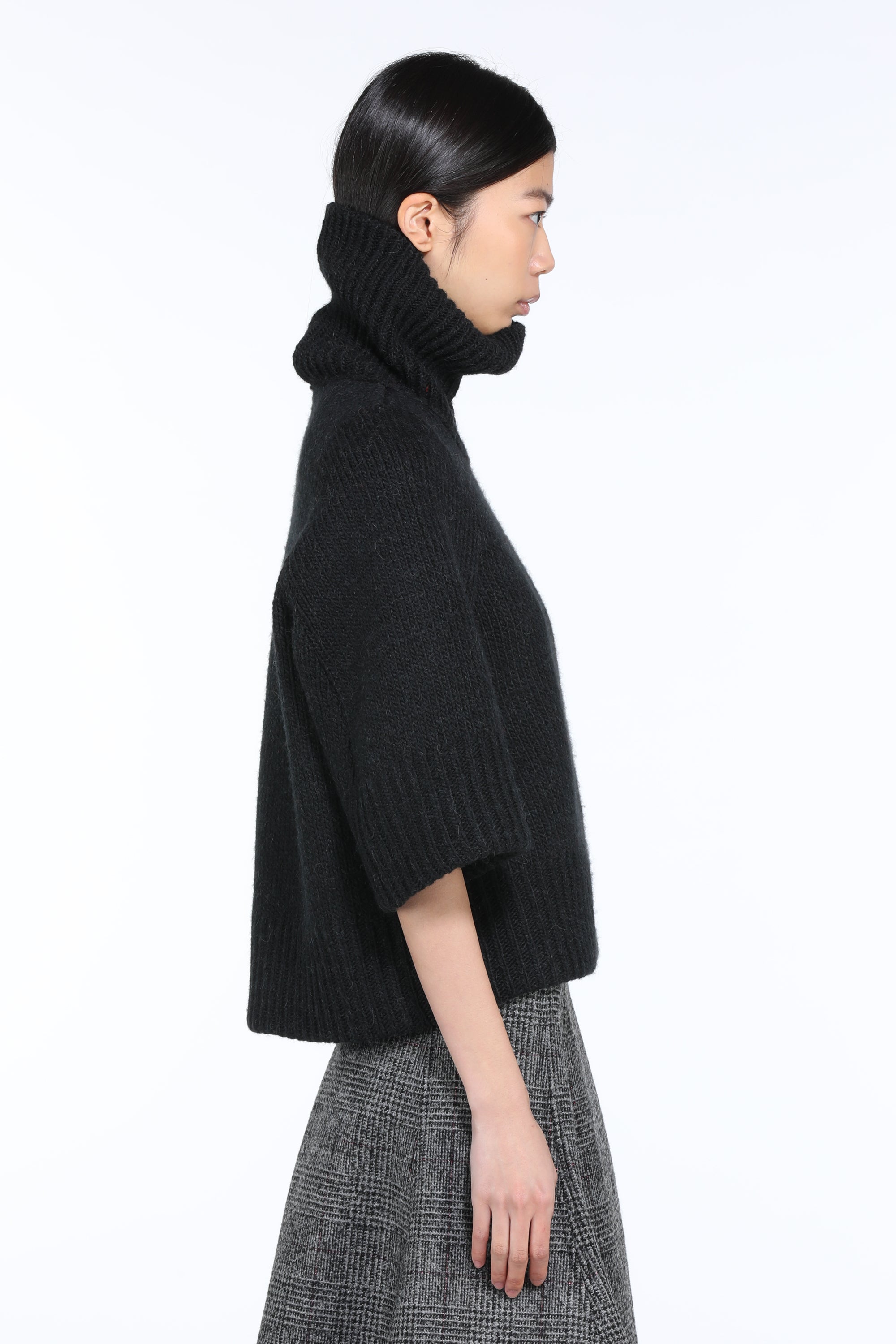 Maglione over con maniche a tre quarti