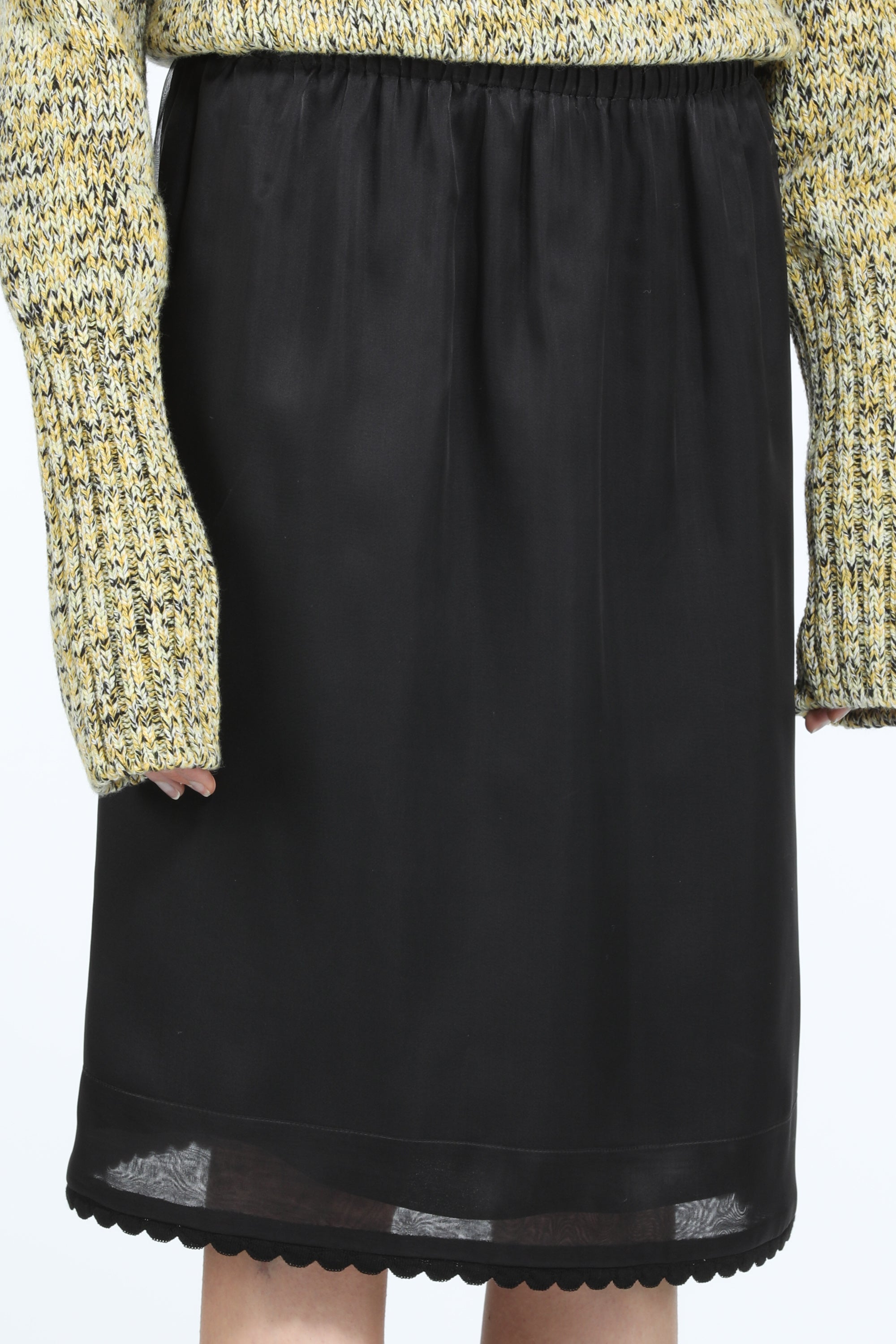 Knee-length skirt
