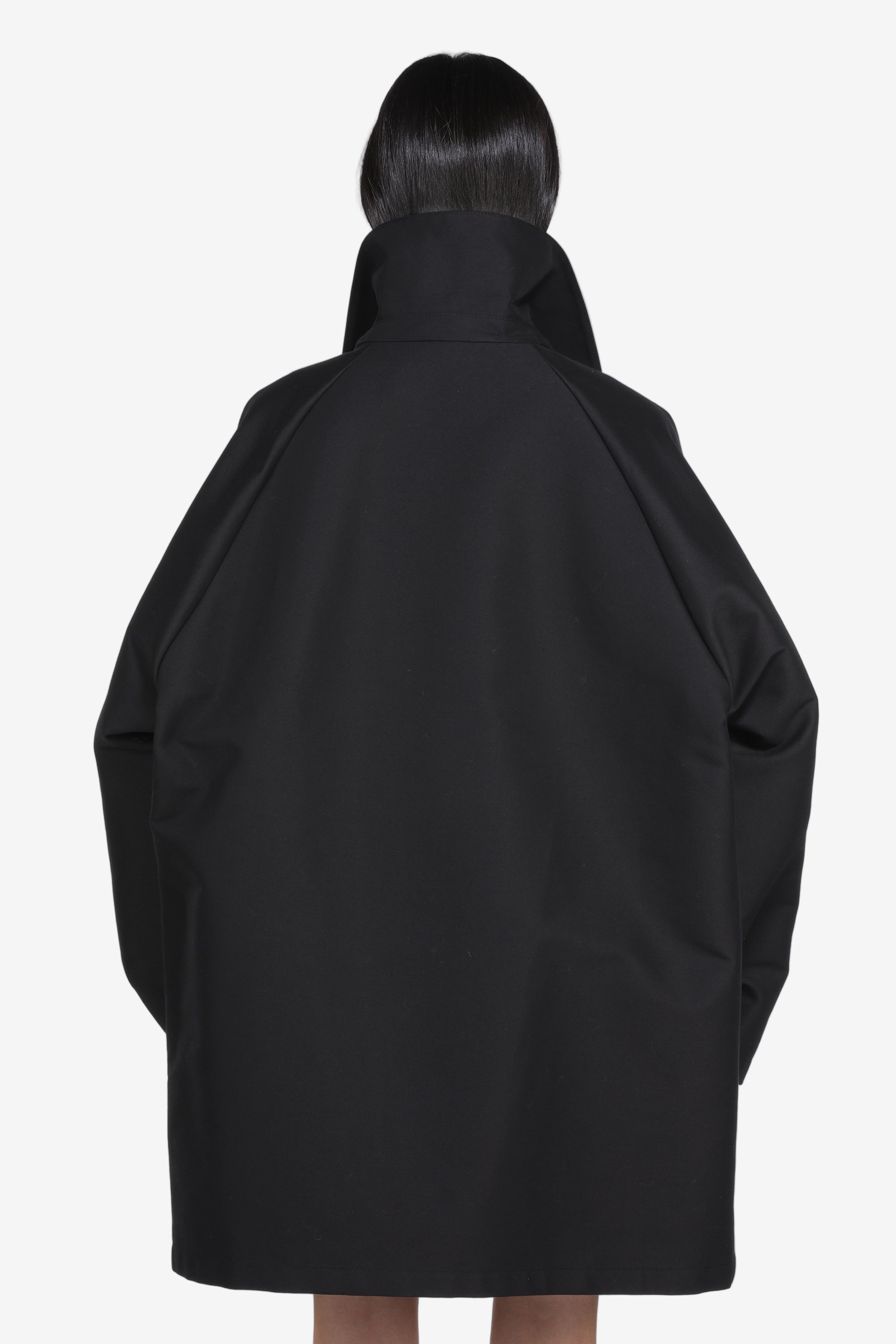 Double-breasted trench jacket