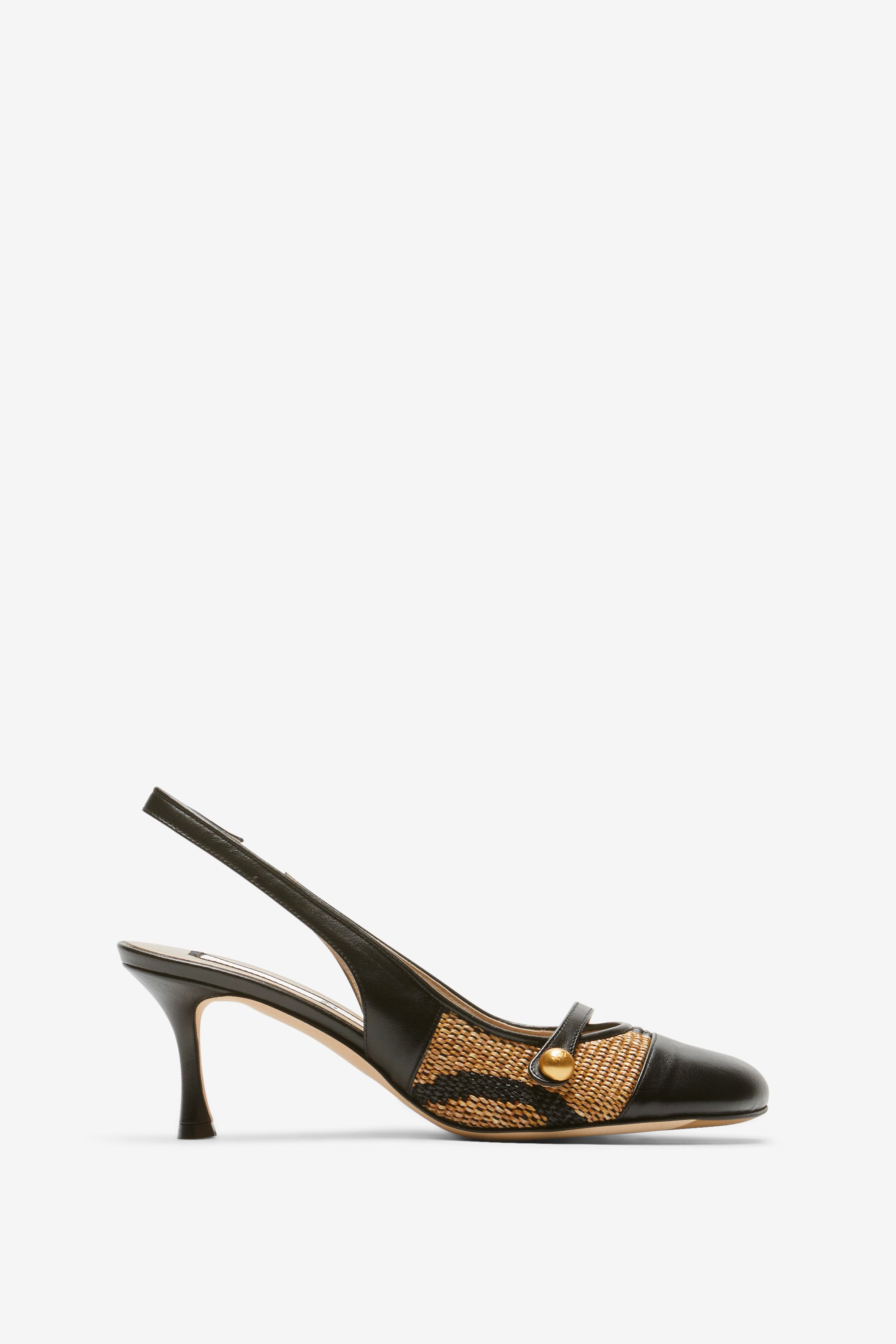 Slingabck punta tonda bicolore