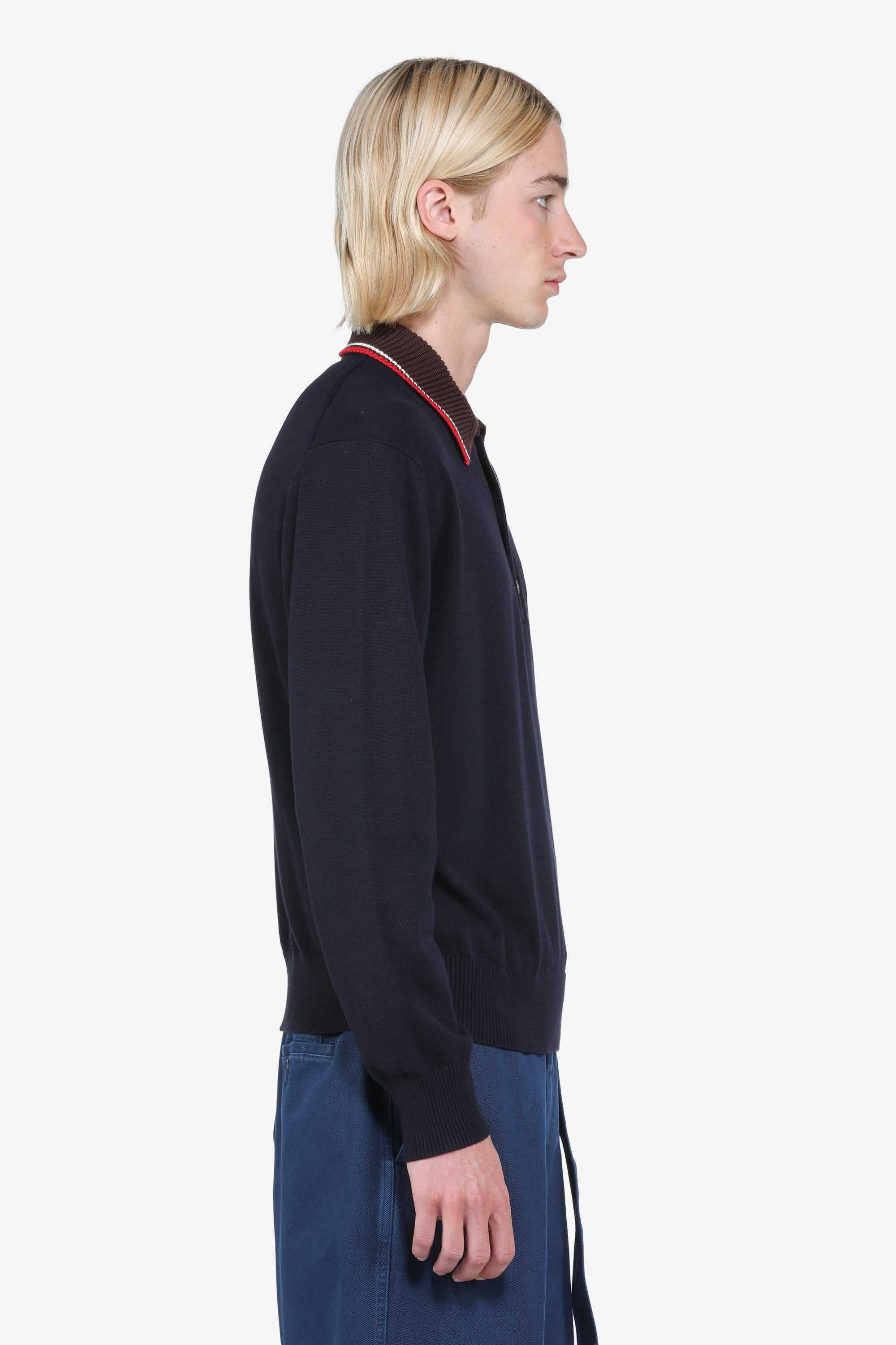 Maglia polo a maniche lunghe