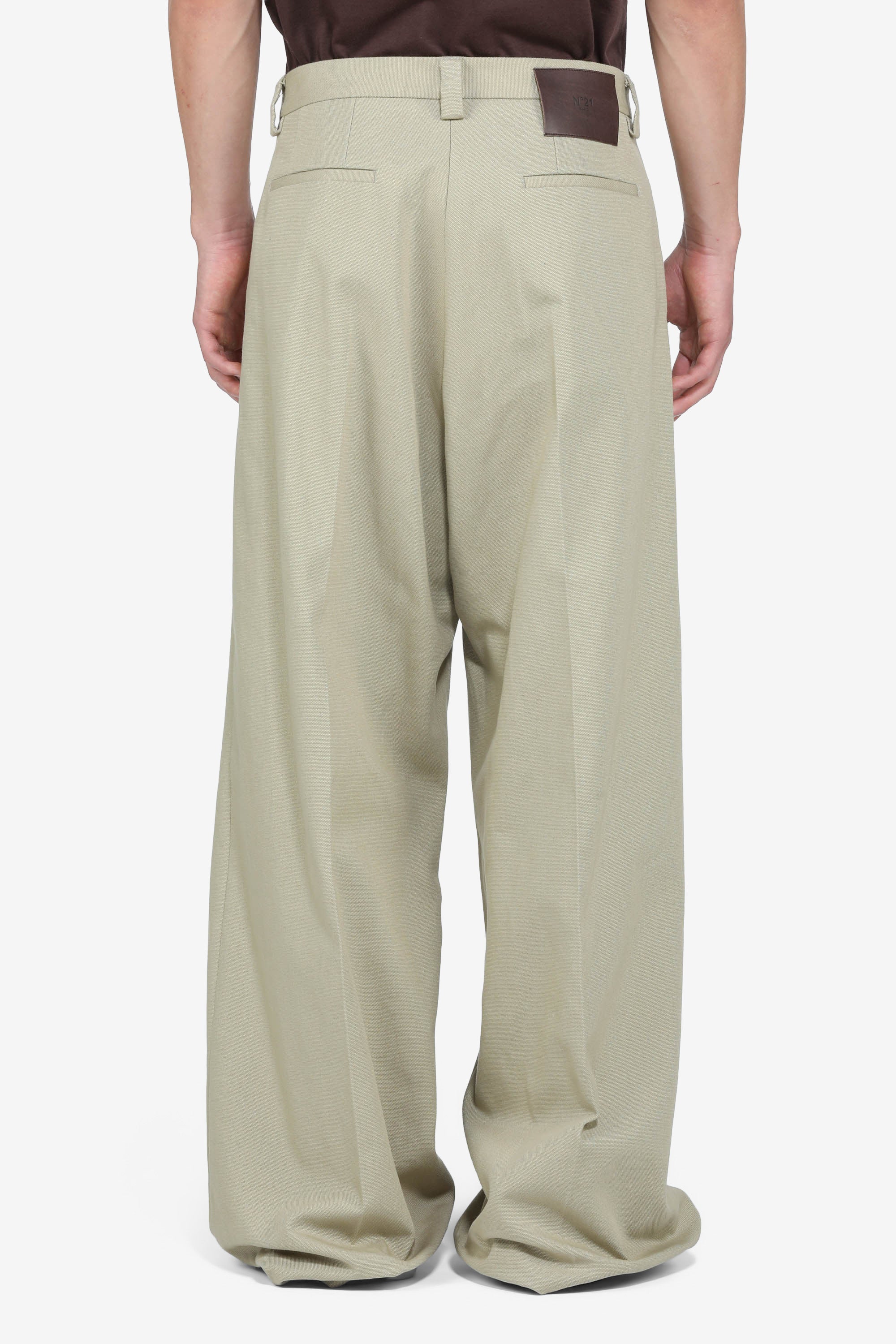 Pantalone over con pince