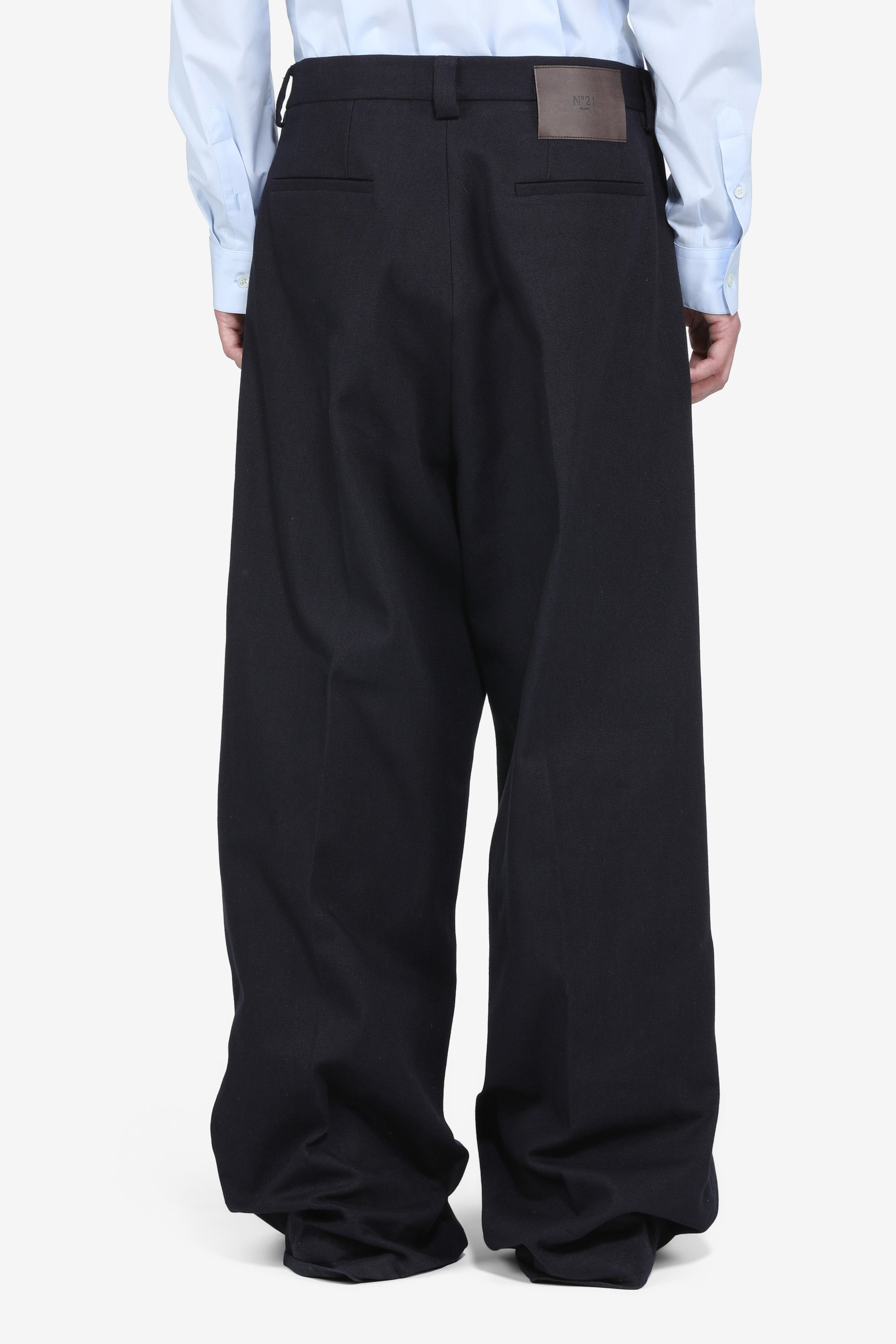 Pantalone over con pince