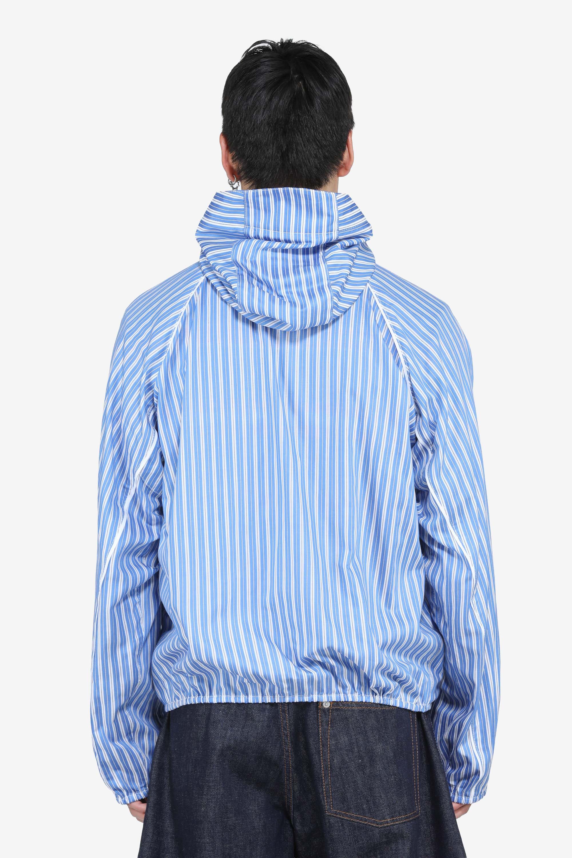 Giacca a righe con cappuccio