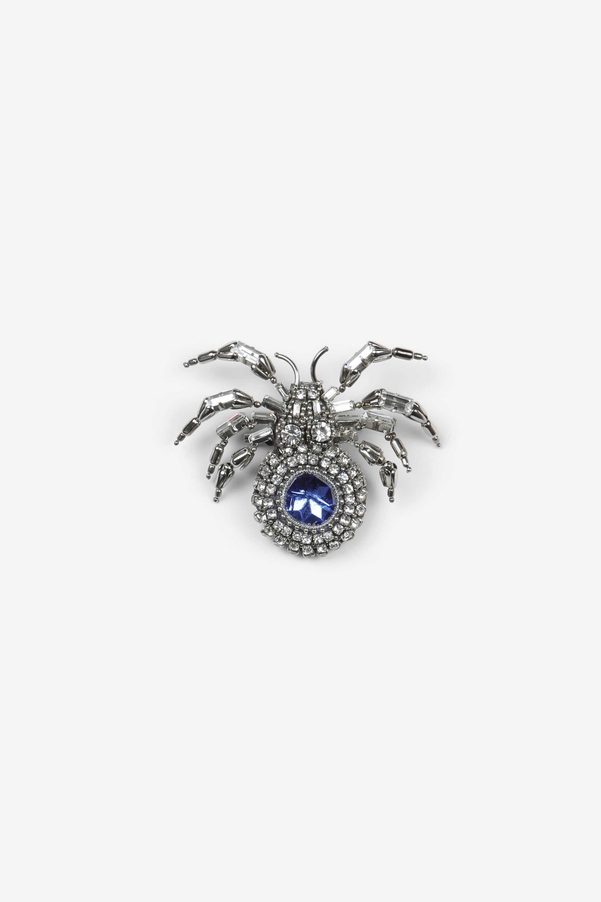 Spider Brooch with Crystals