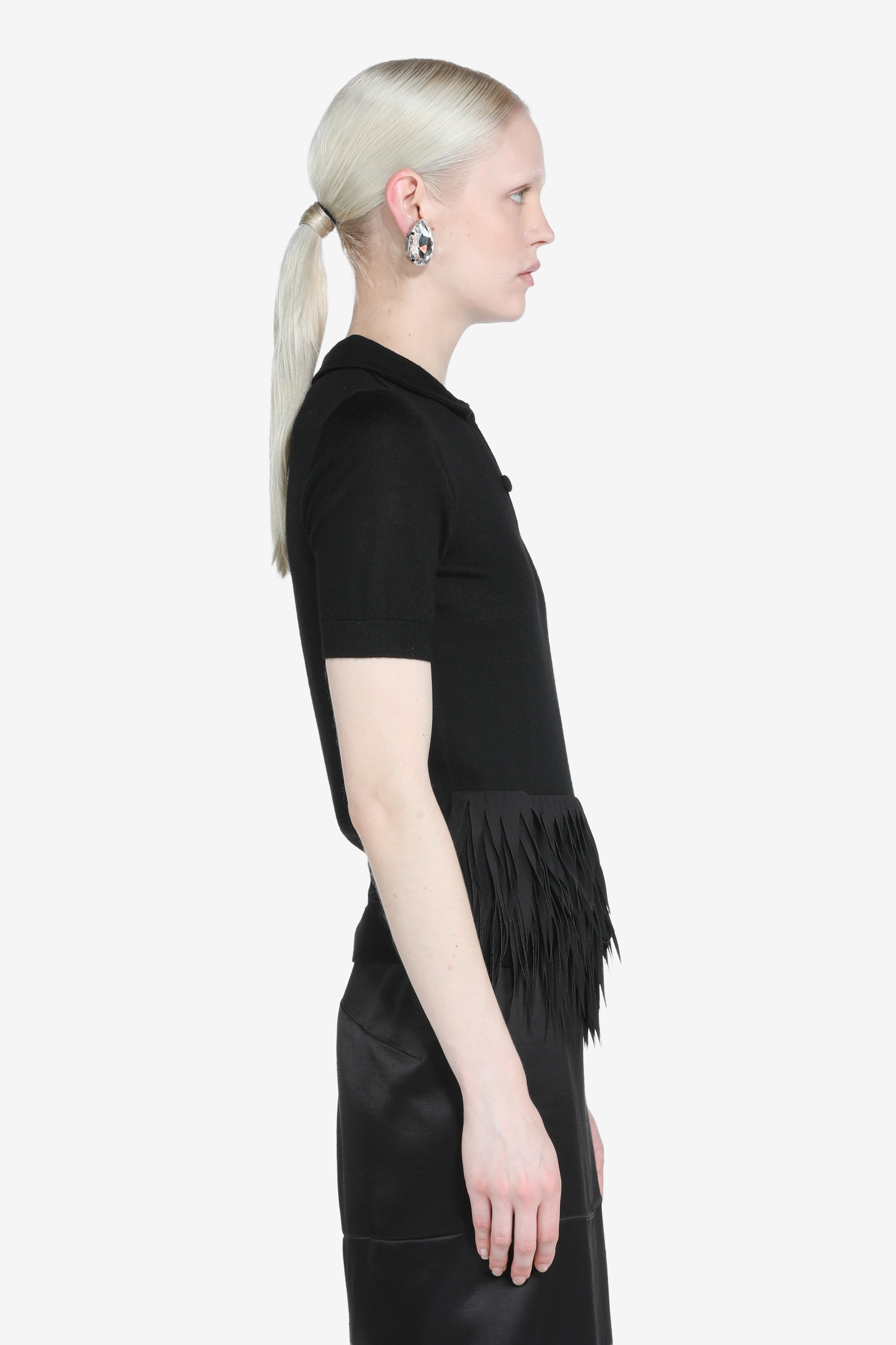 Short-sleeved polo shirt