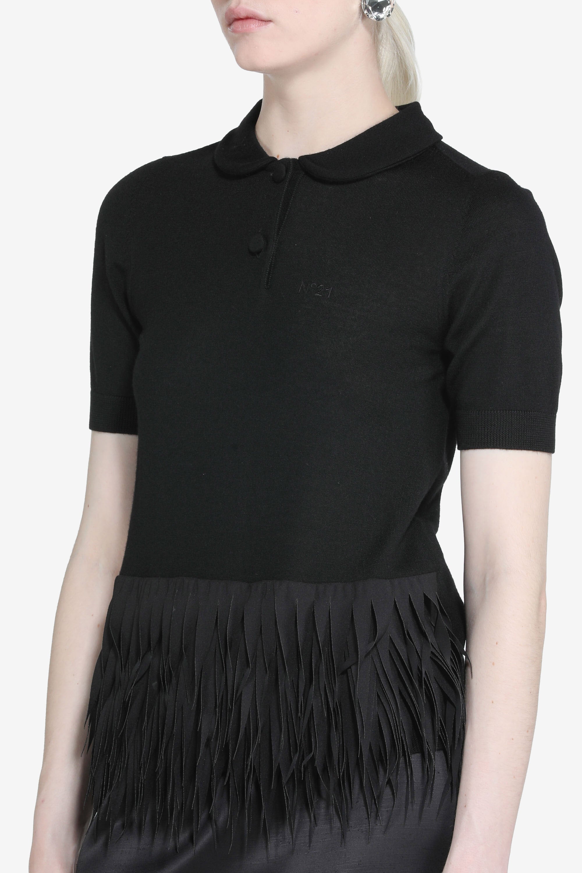 Short-sleeved polo shirt