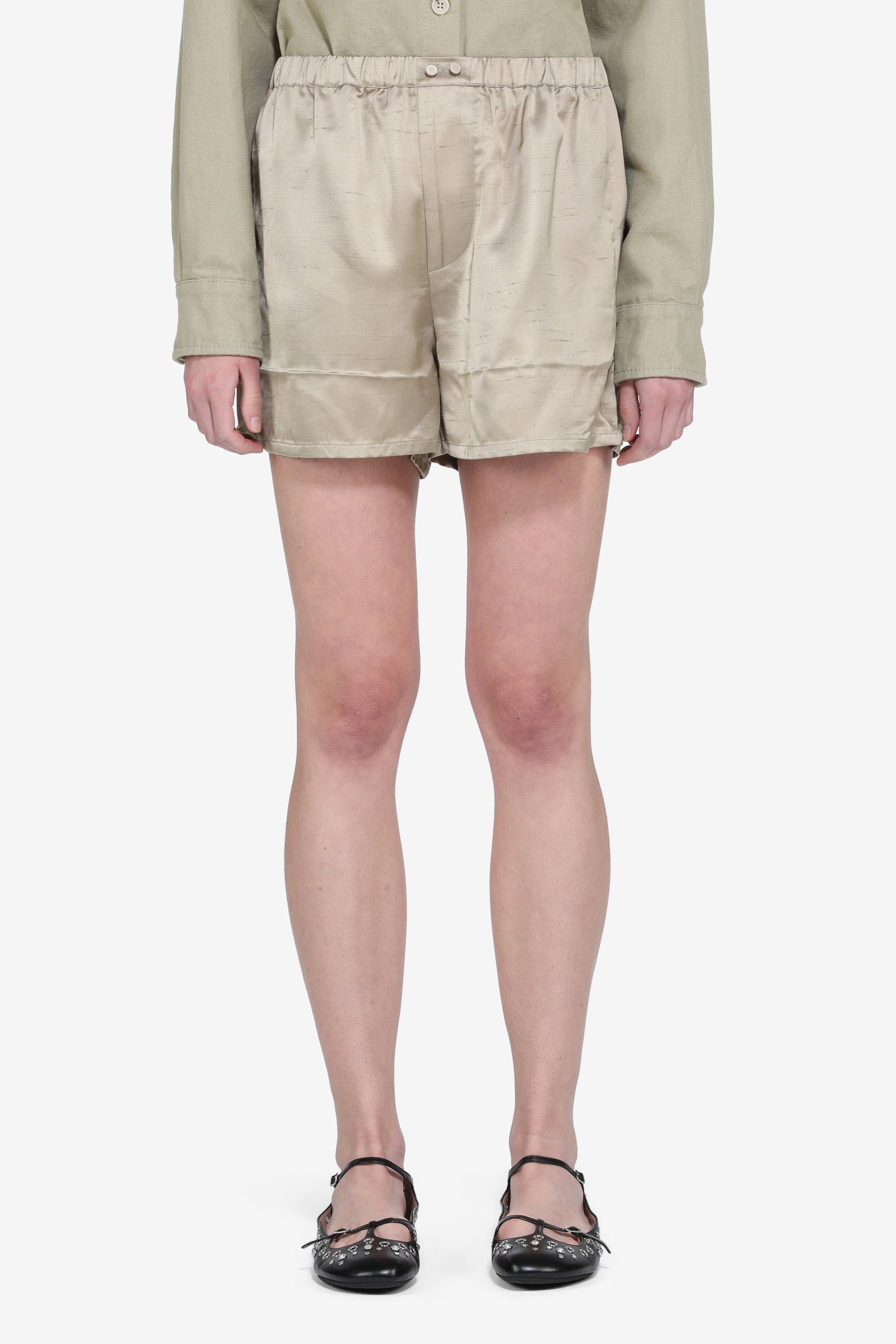 Shantung shorts
