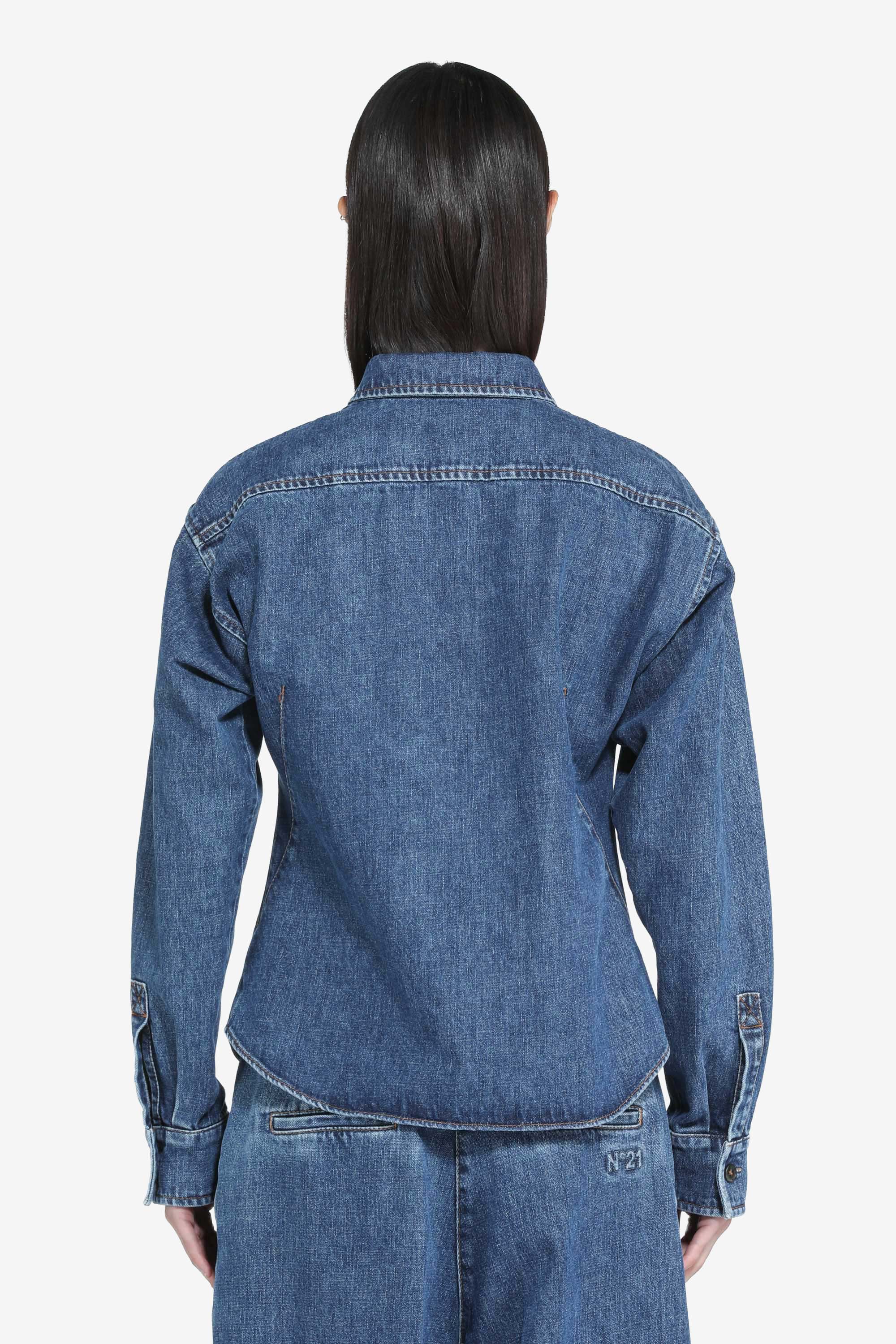 Denim shirt with pockets