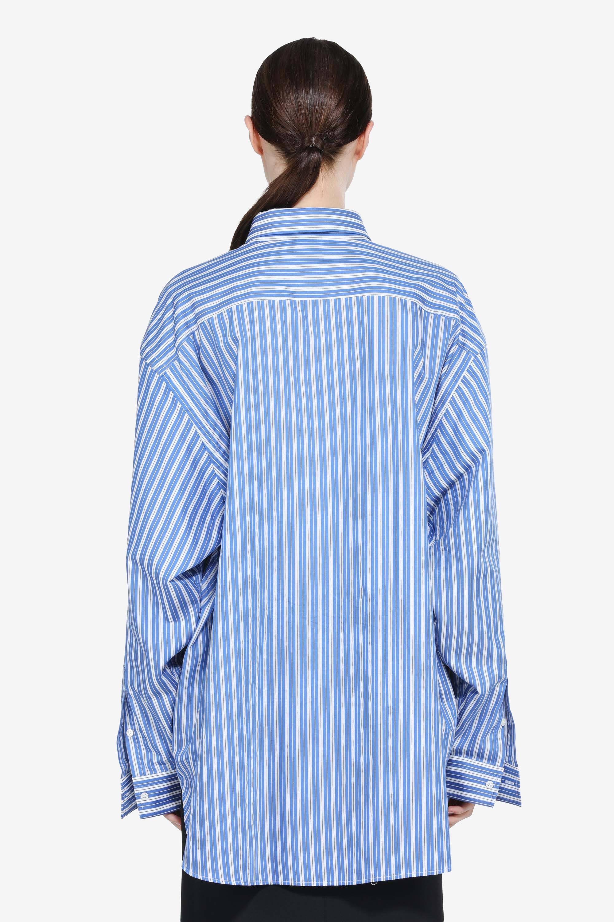 Camicia over a righe