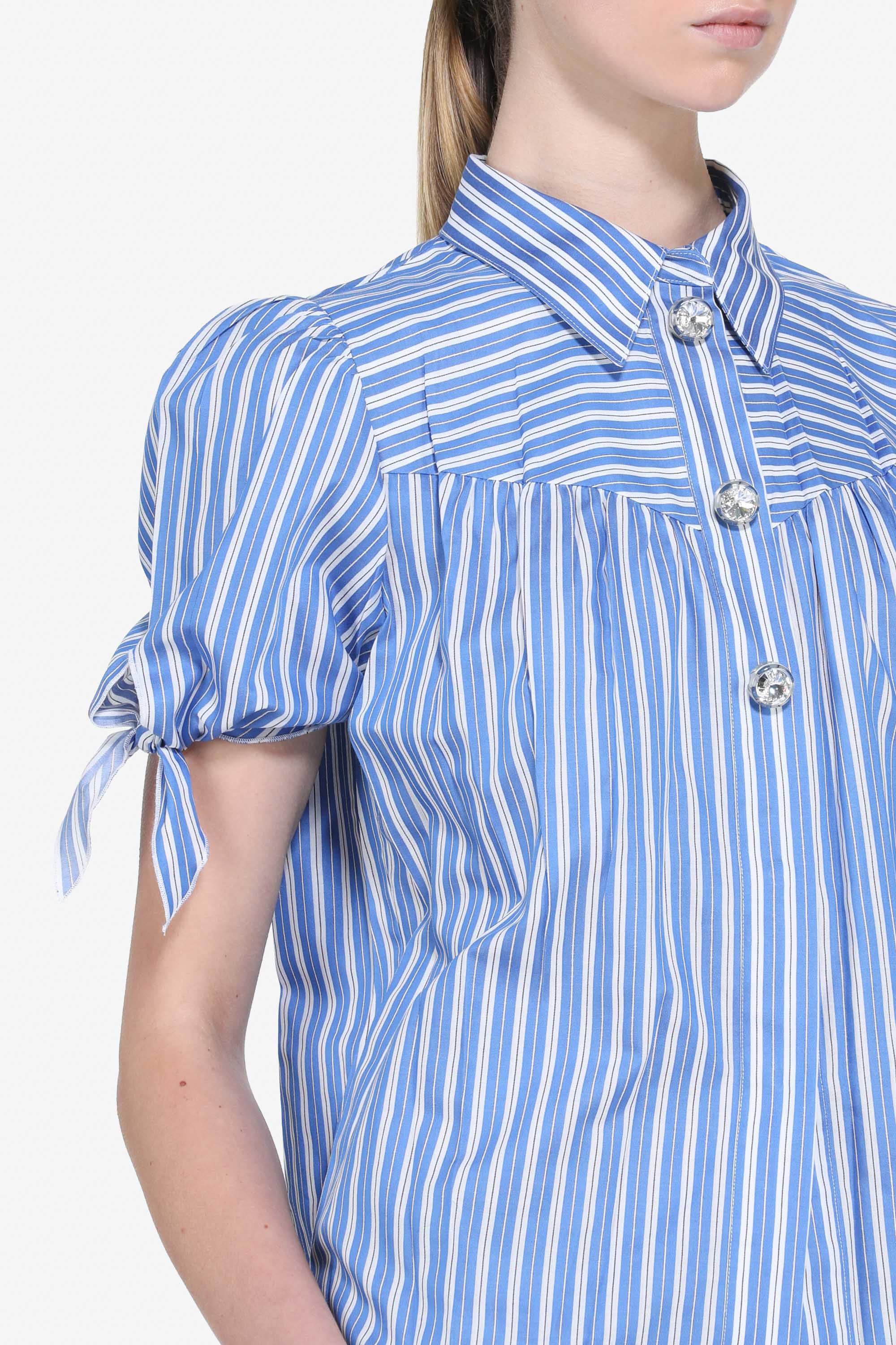 Camicie a righe maniche corte