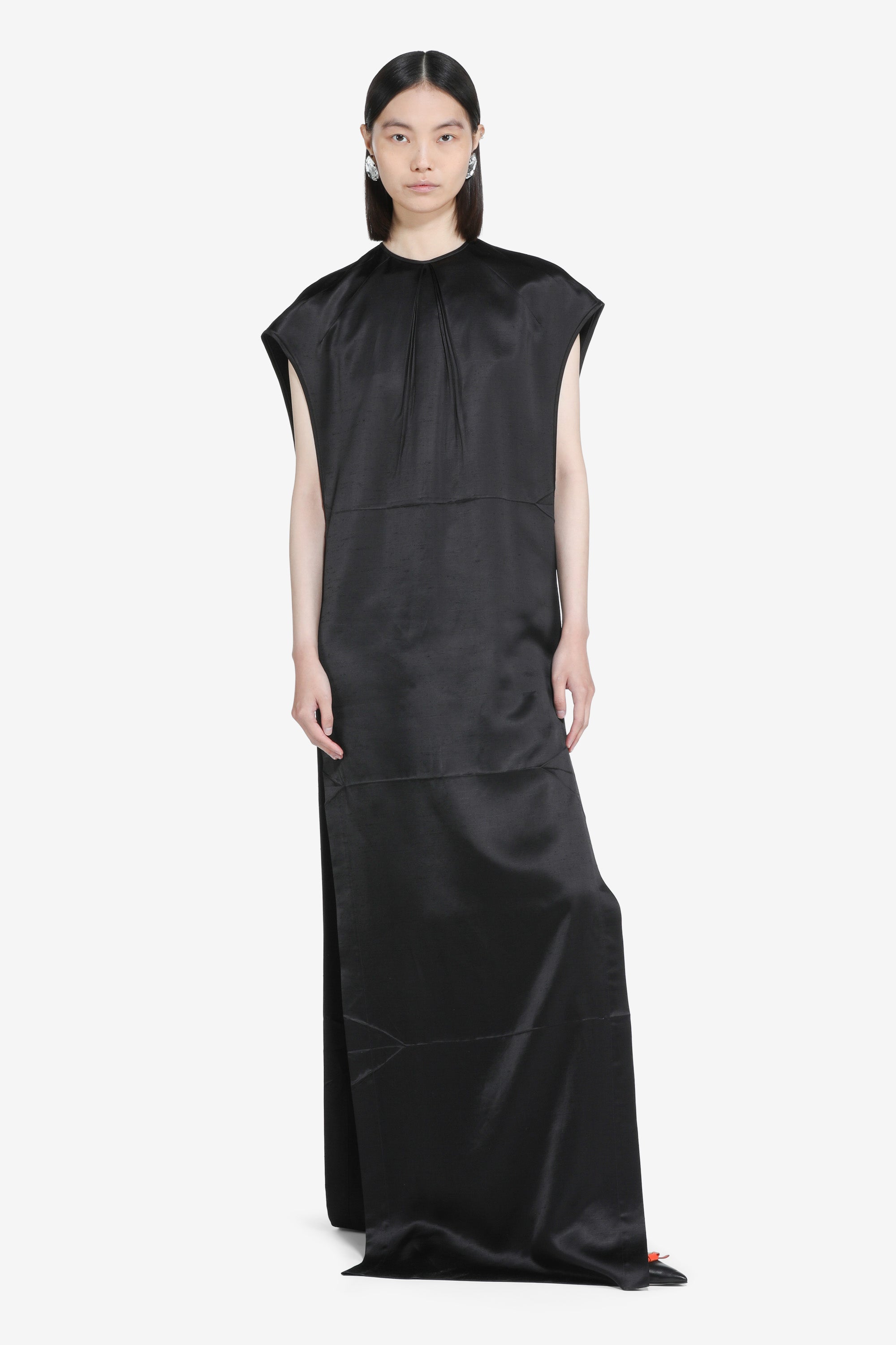 Abito tunica in shantung