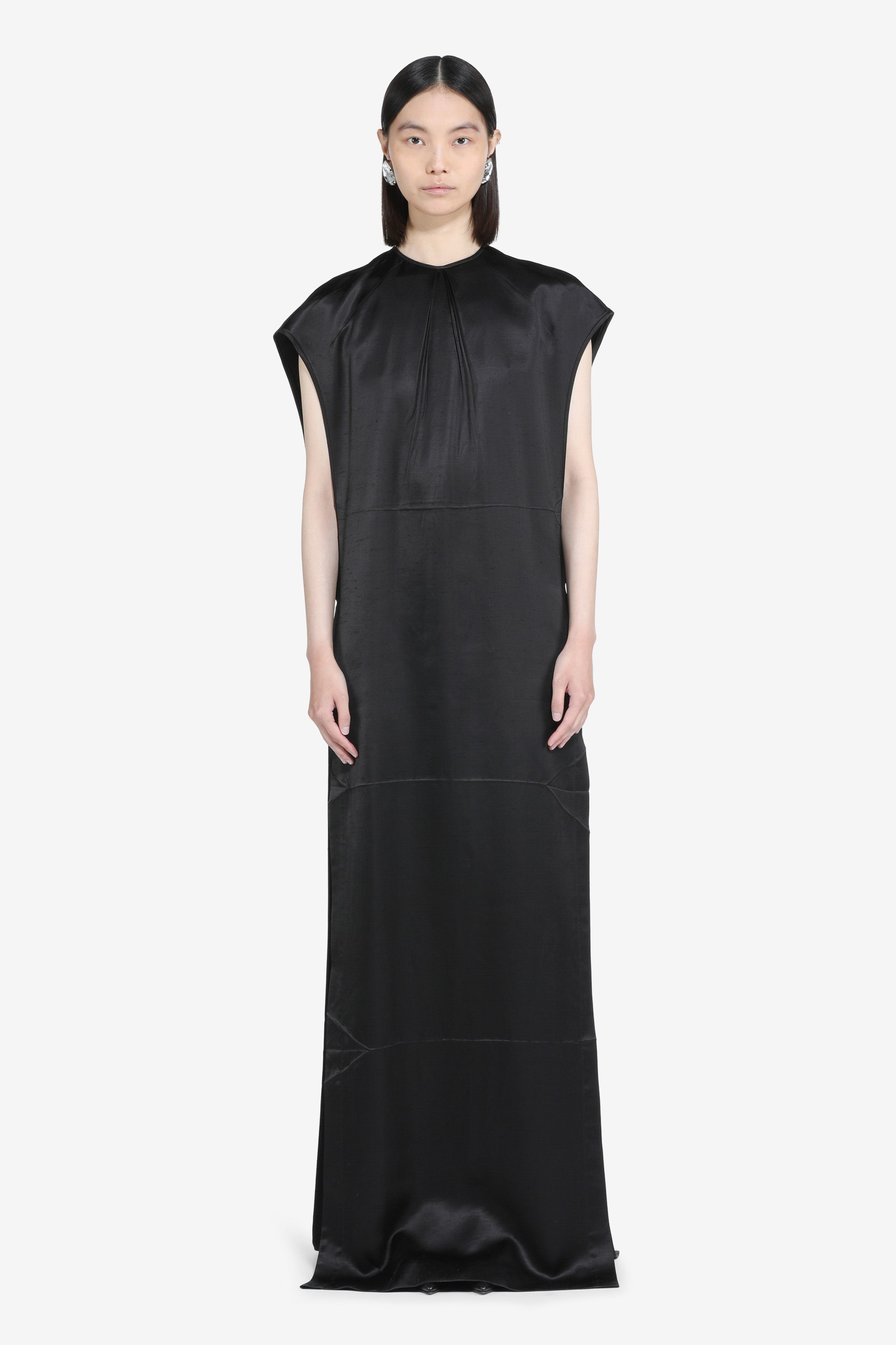 Abito tunica in shantung