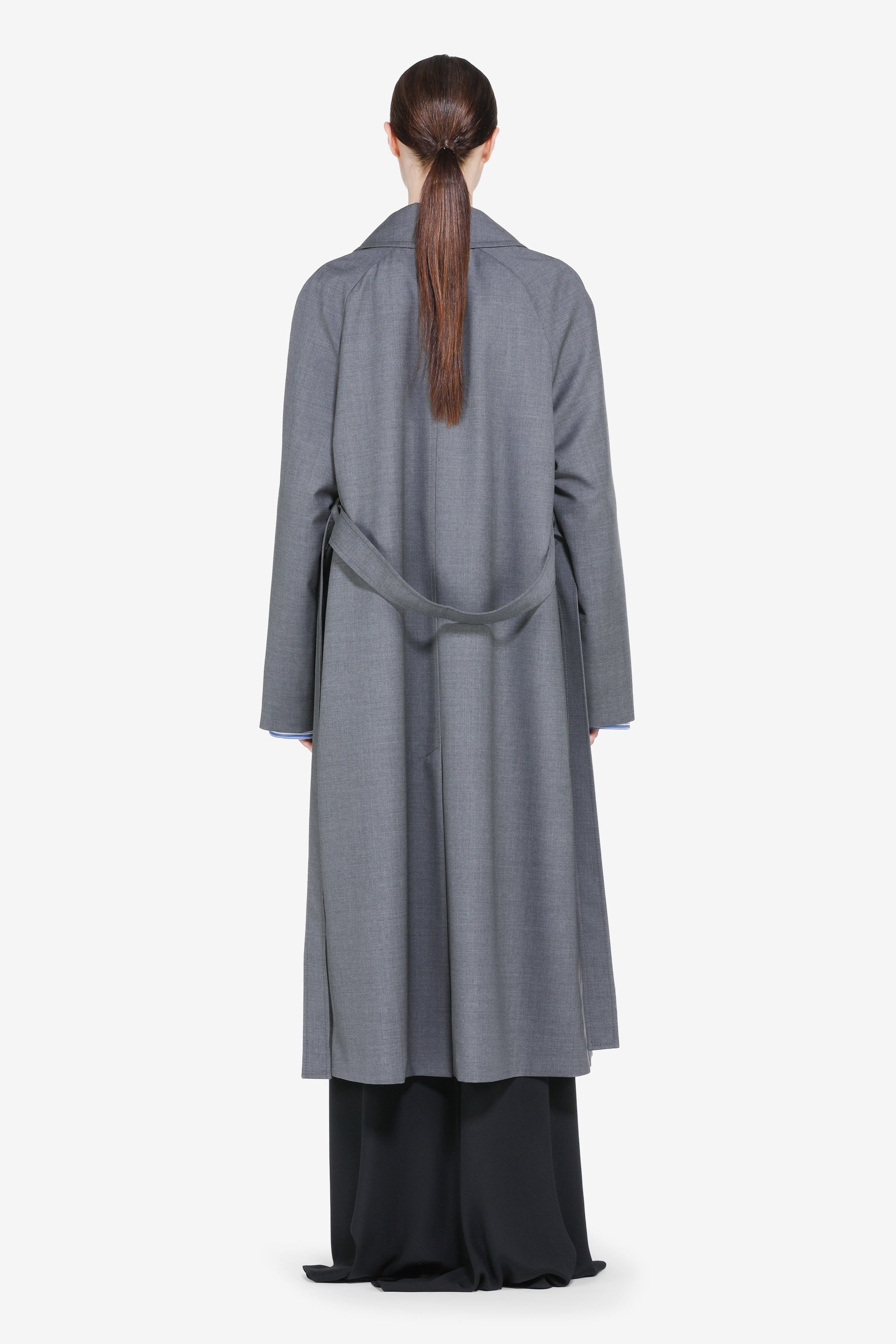 Cappotto lungo monopetto