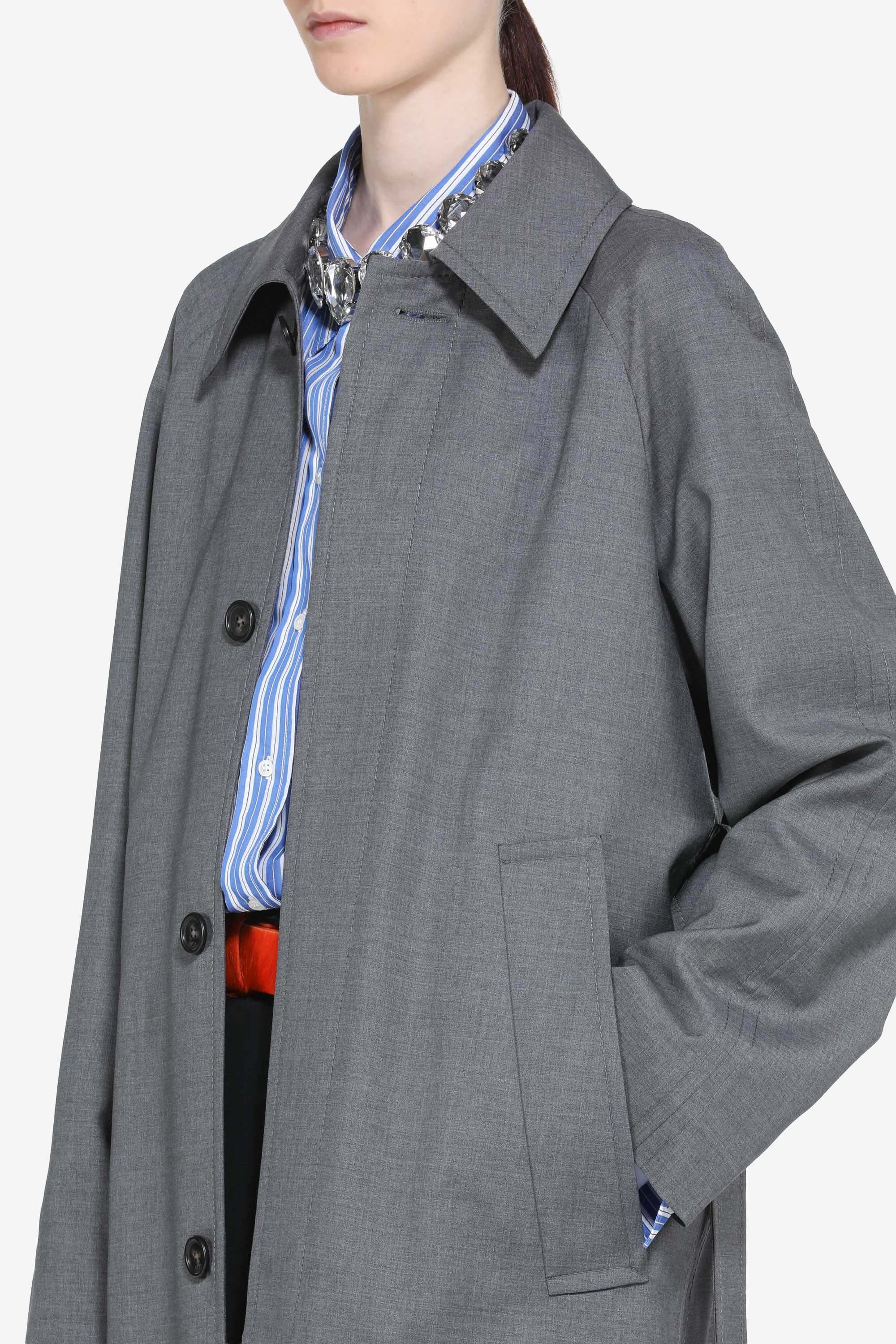 Cappotto lungo monopetto