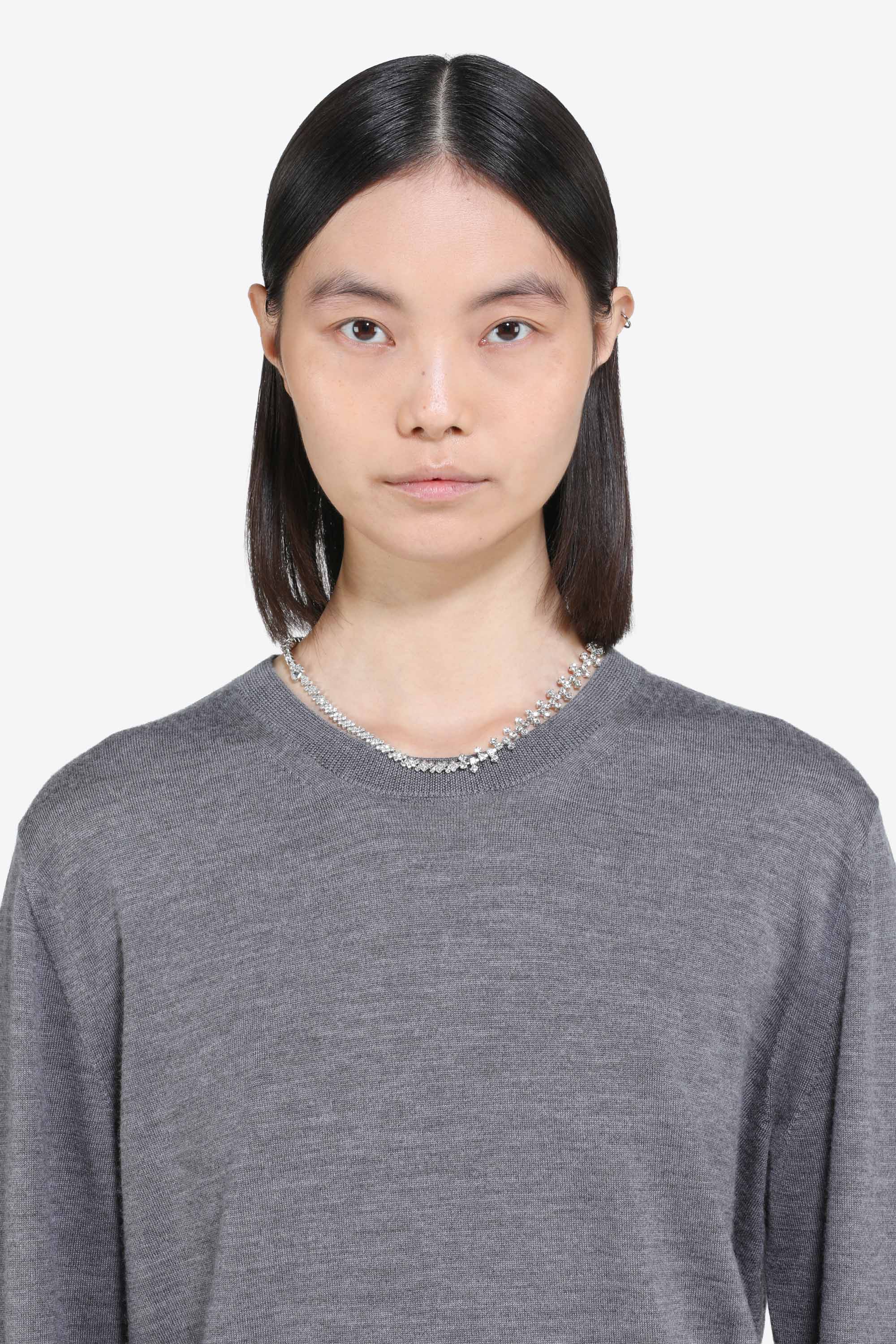 Necklace with crystals