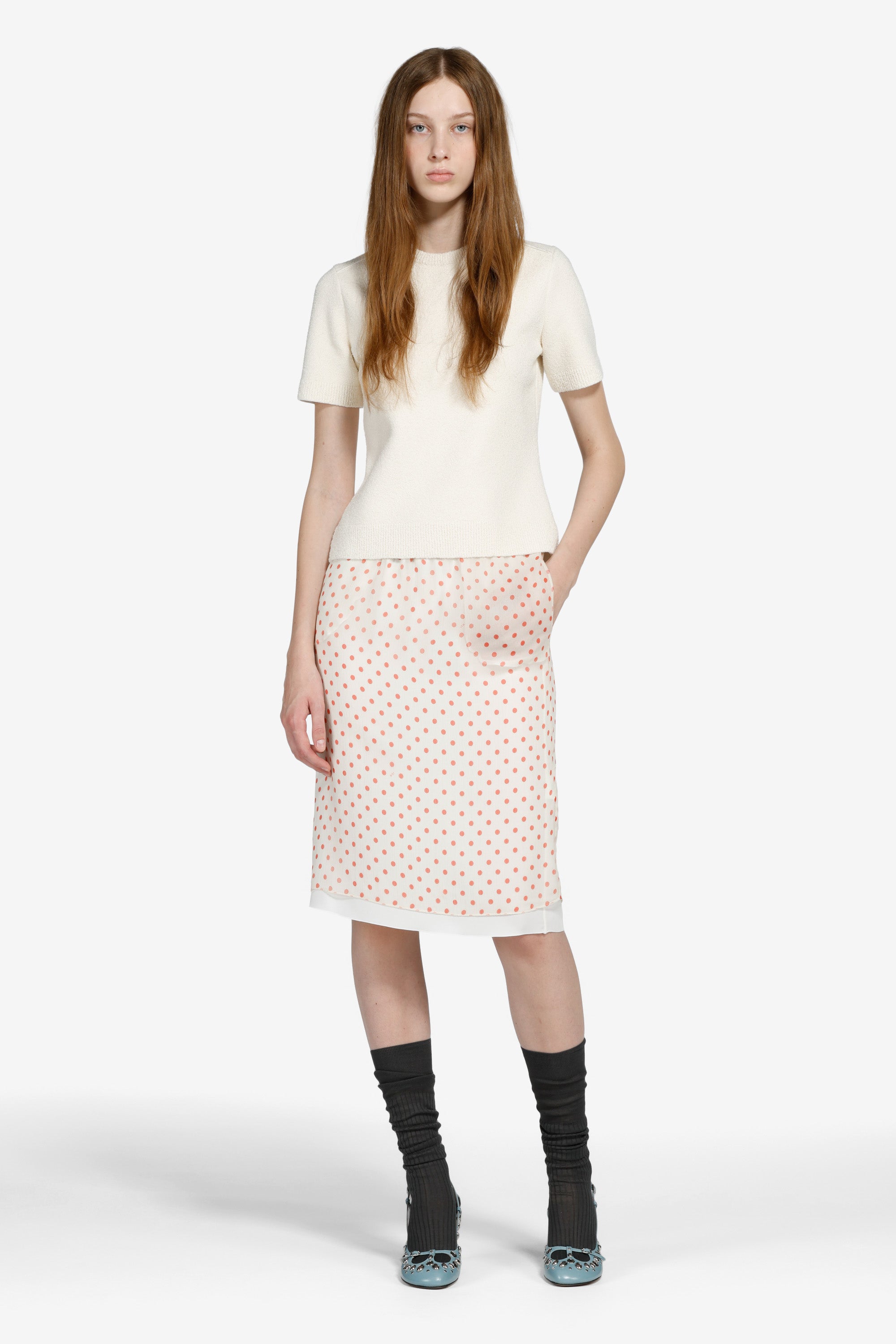 Short-sleeved sweater