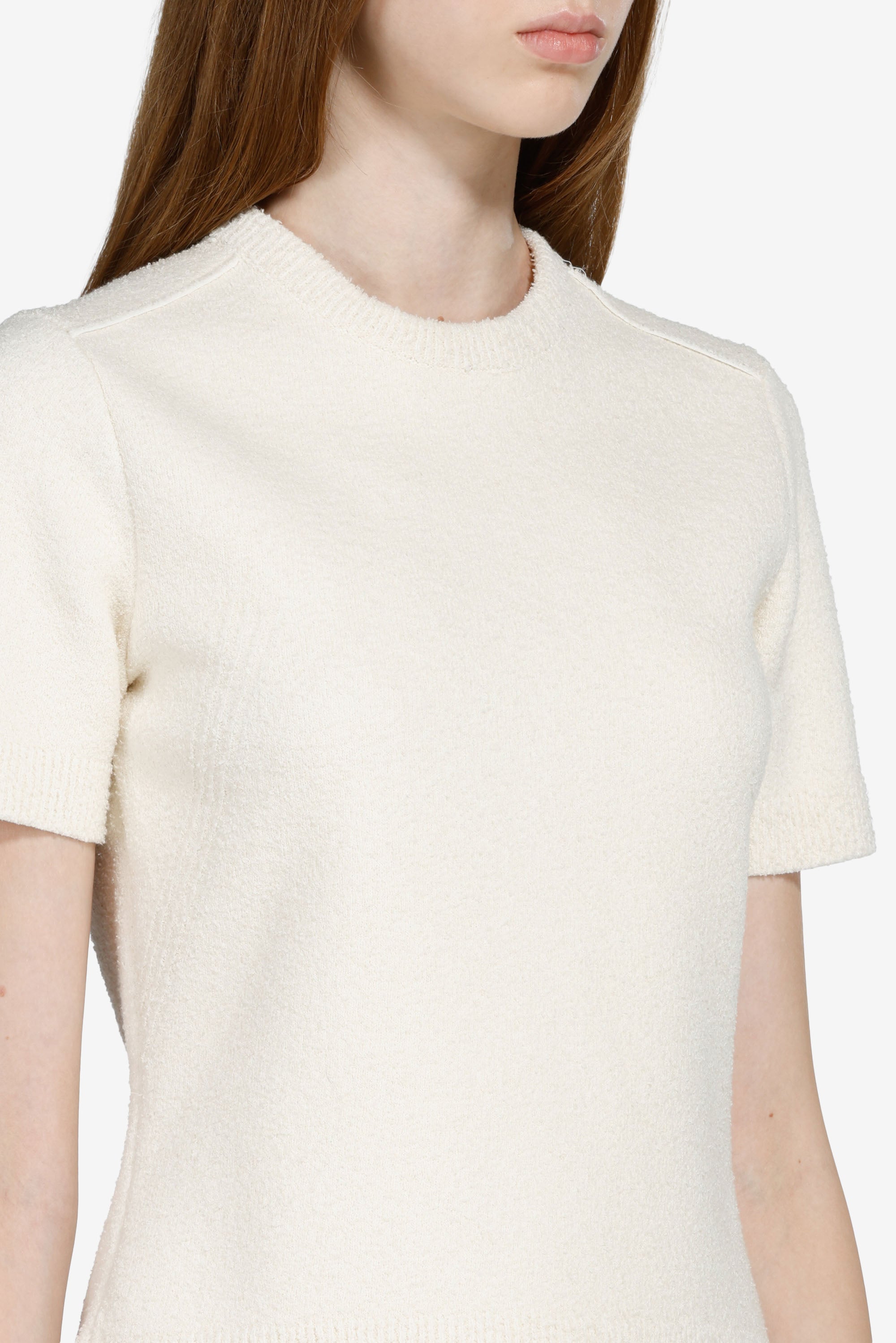 Short-sleeved sweater