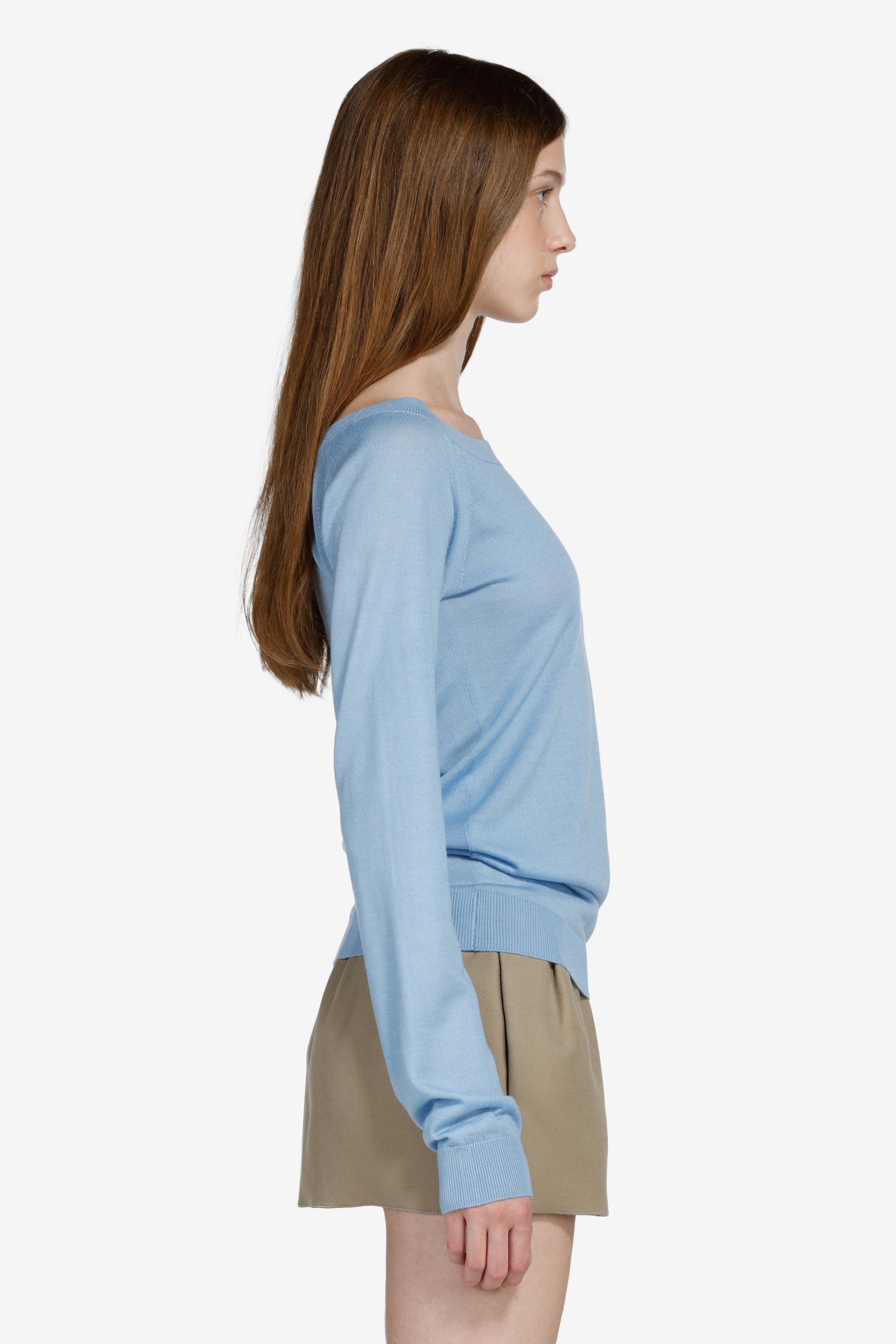 Maglia scollo a barchetta