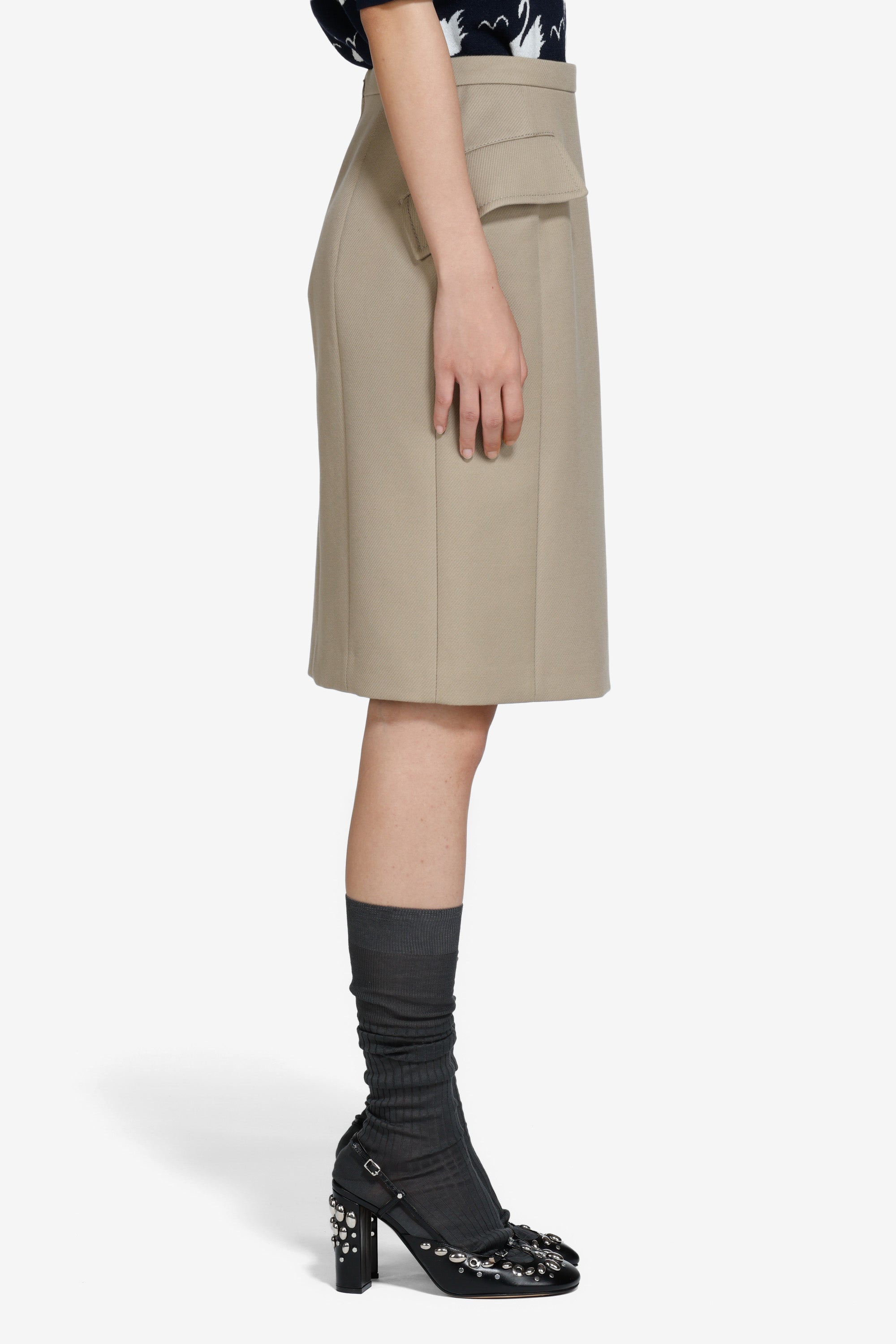 Gonna a tubino al ginocchio