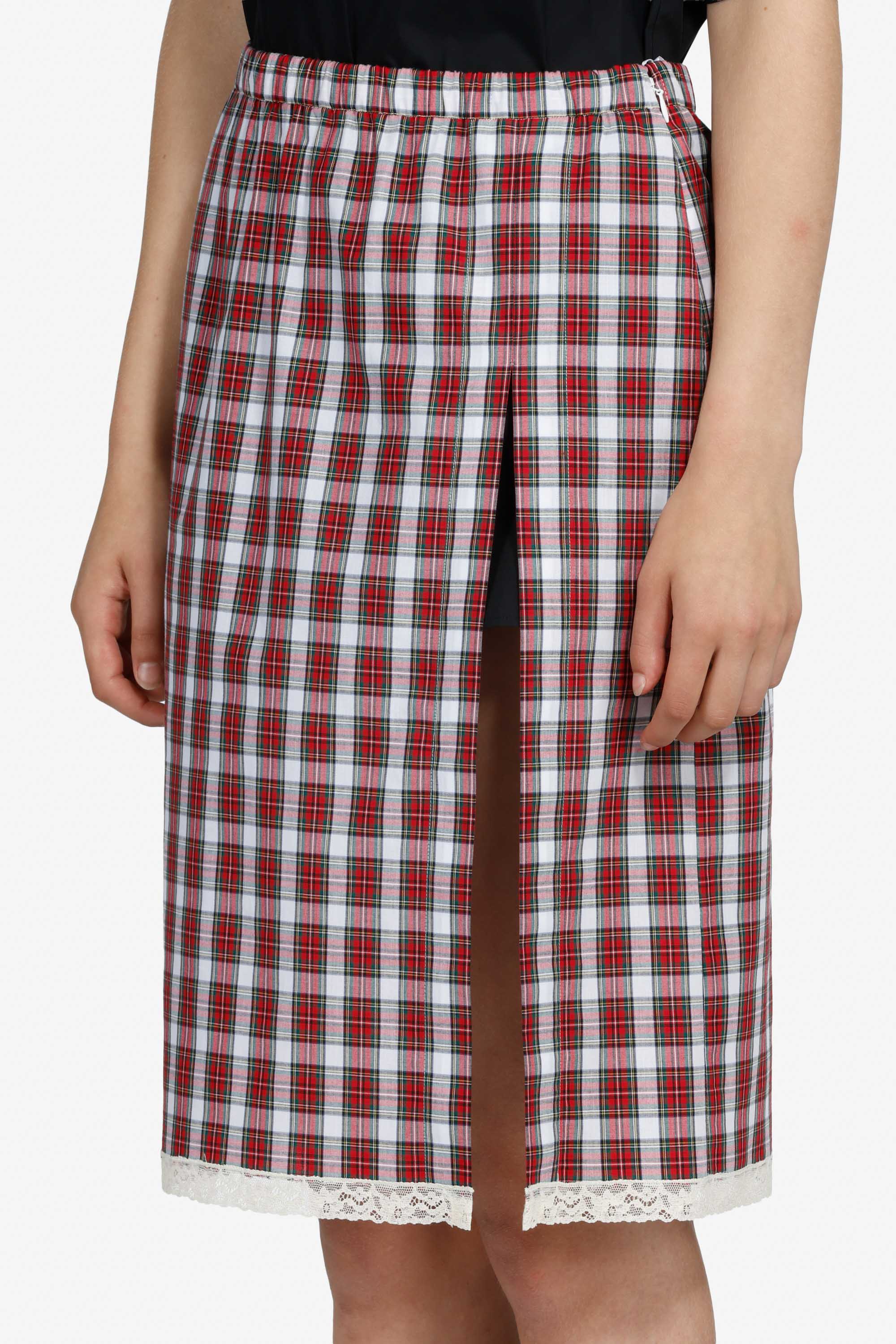 Gonna tubino con spacco