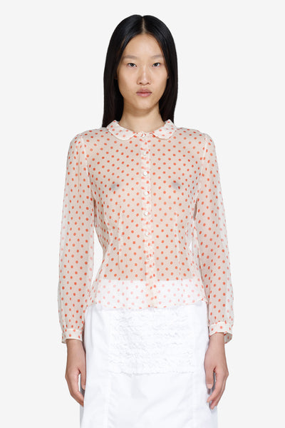 N21 | Sheer Polka Dot Shirt