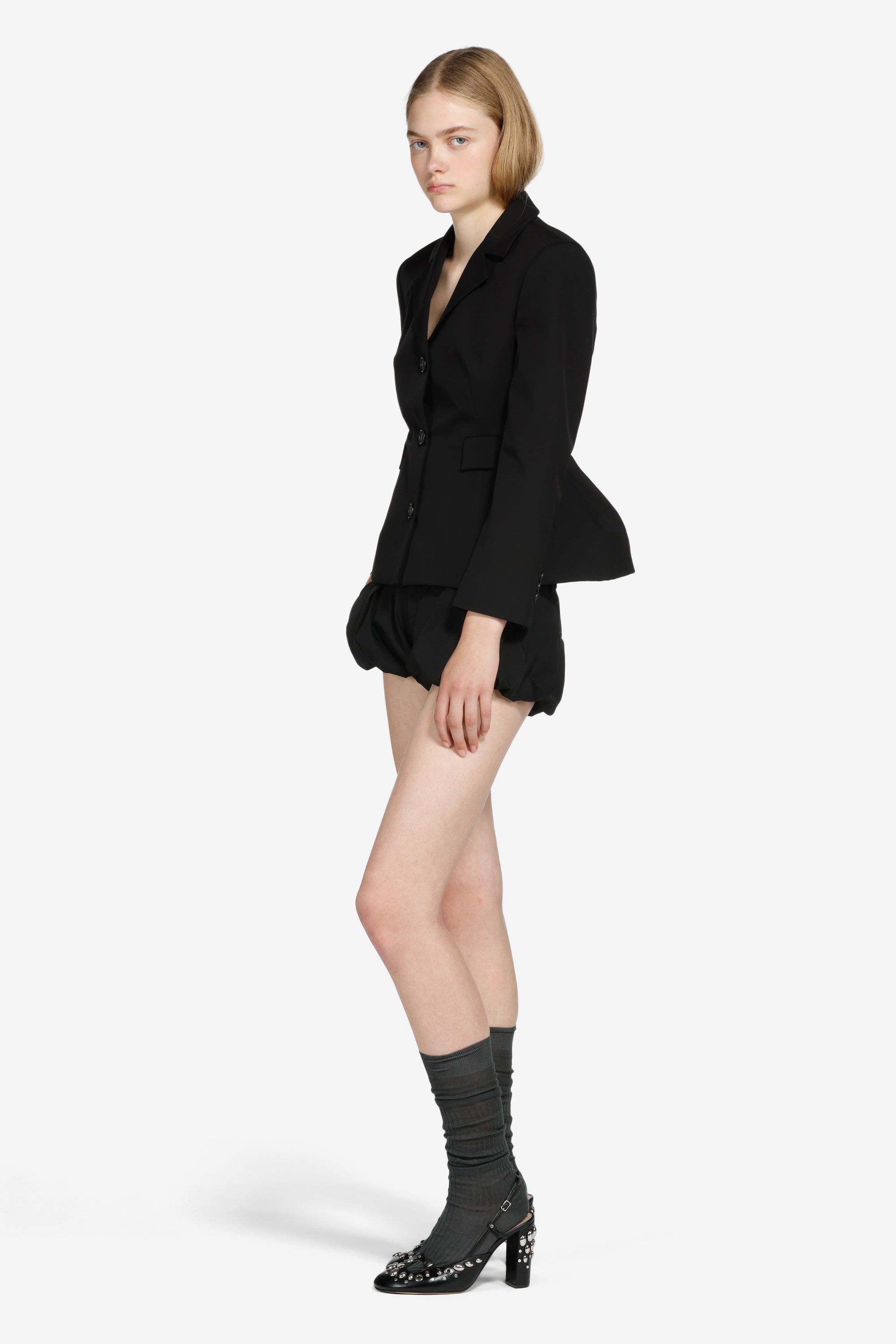 Giacca monopetto con revers