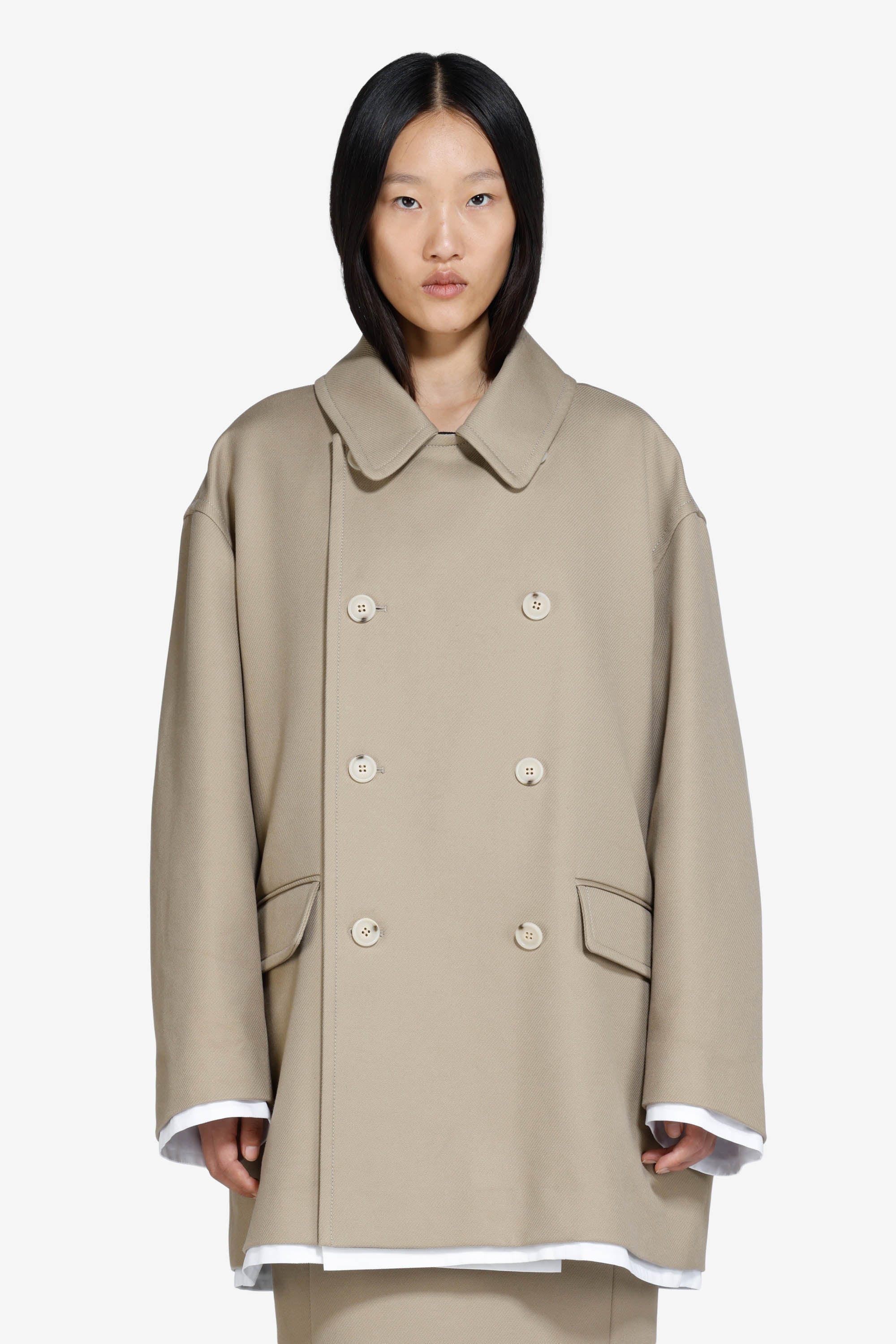 Cappotto doppiopetto corto