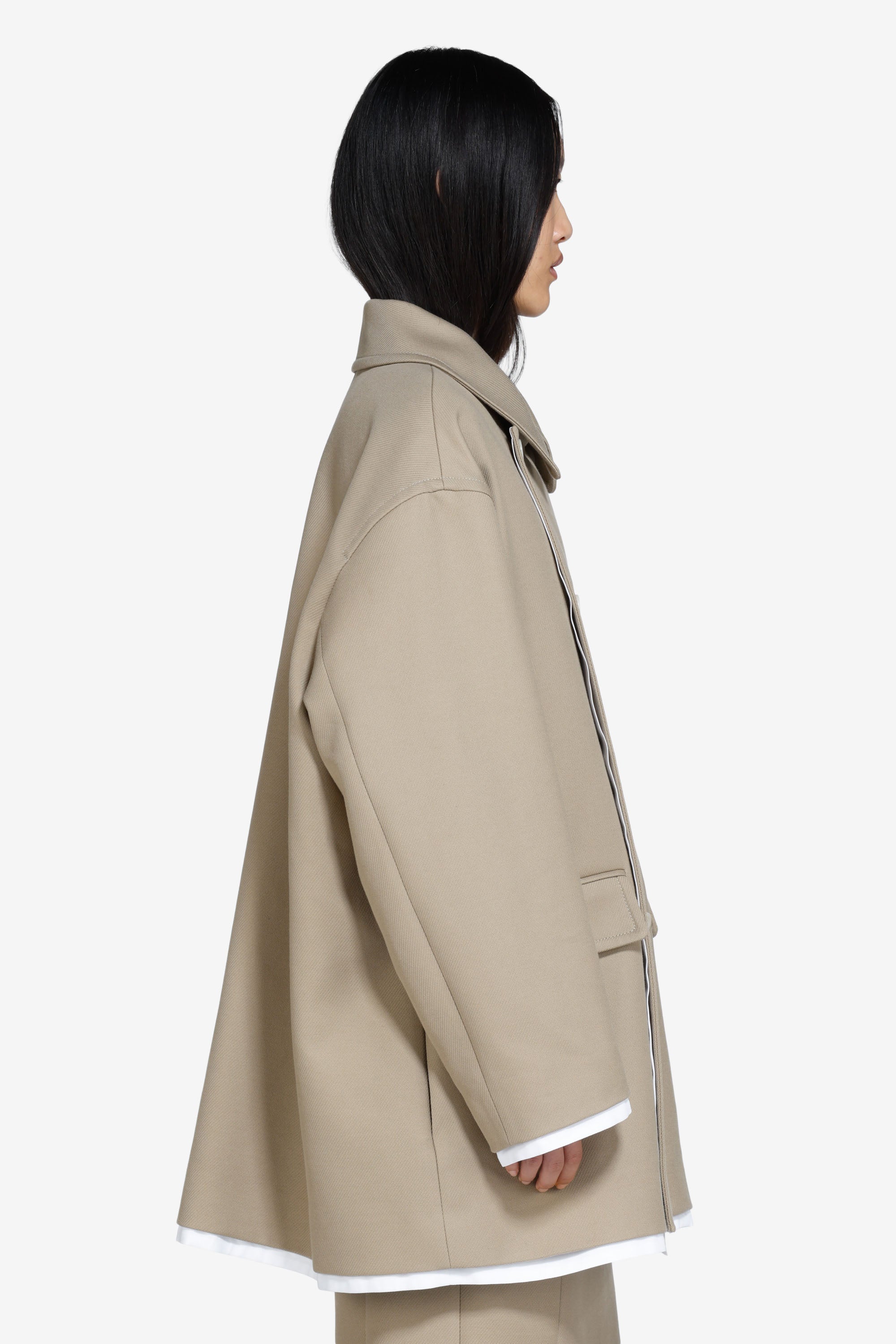 Cappotto doppiopetto corto