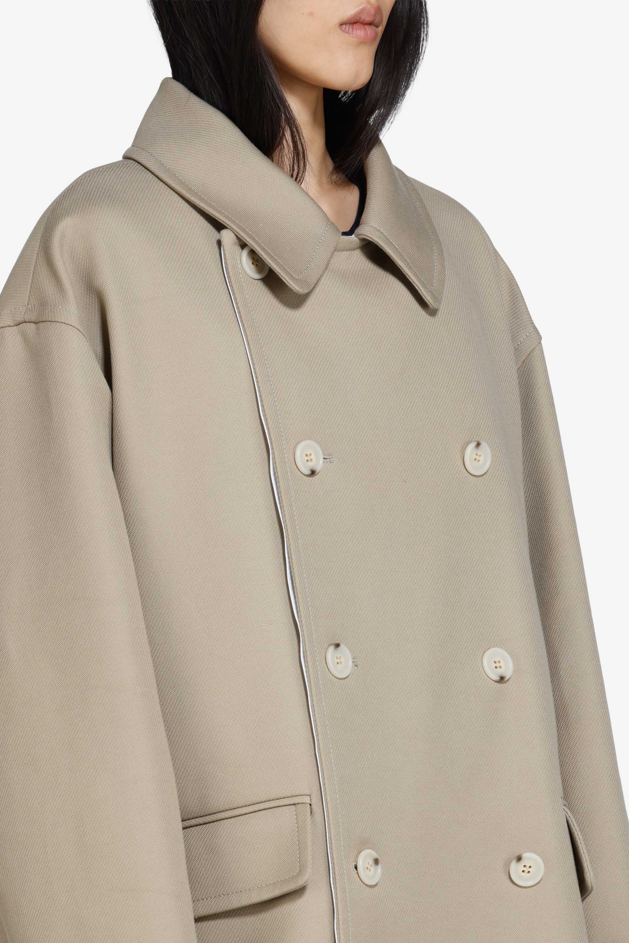 Cappotto doppiopetto corto