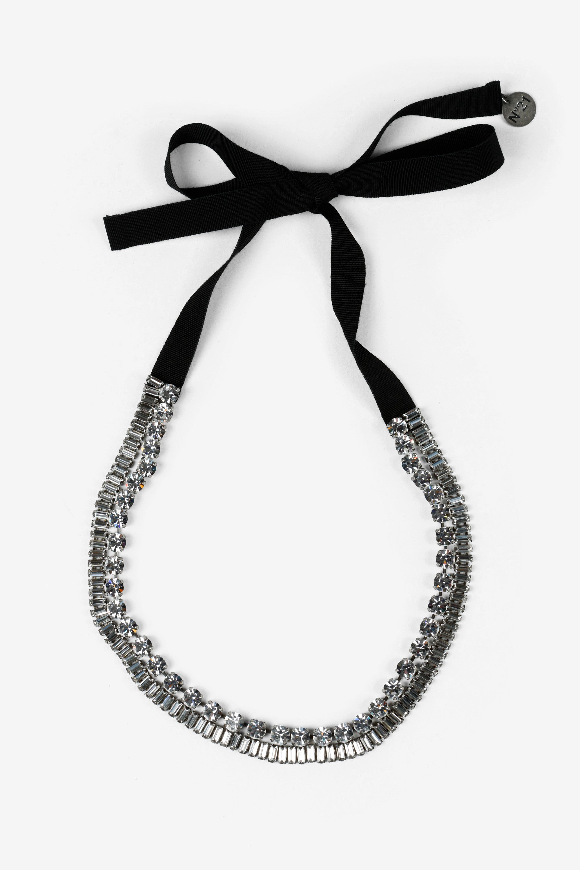 Necklace with crystals