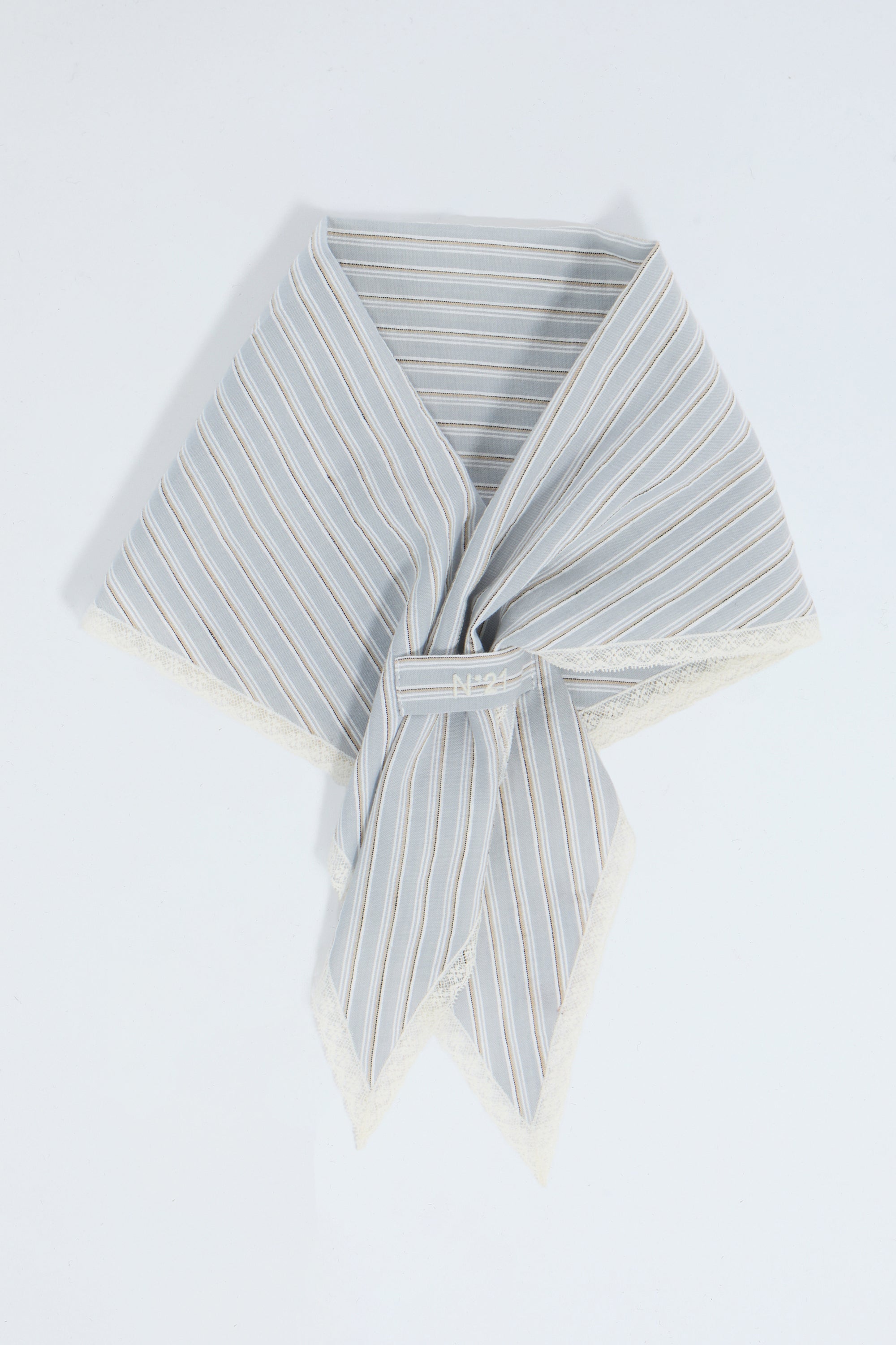 Foulard in mussola di cotone e lino