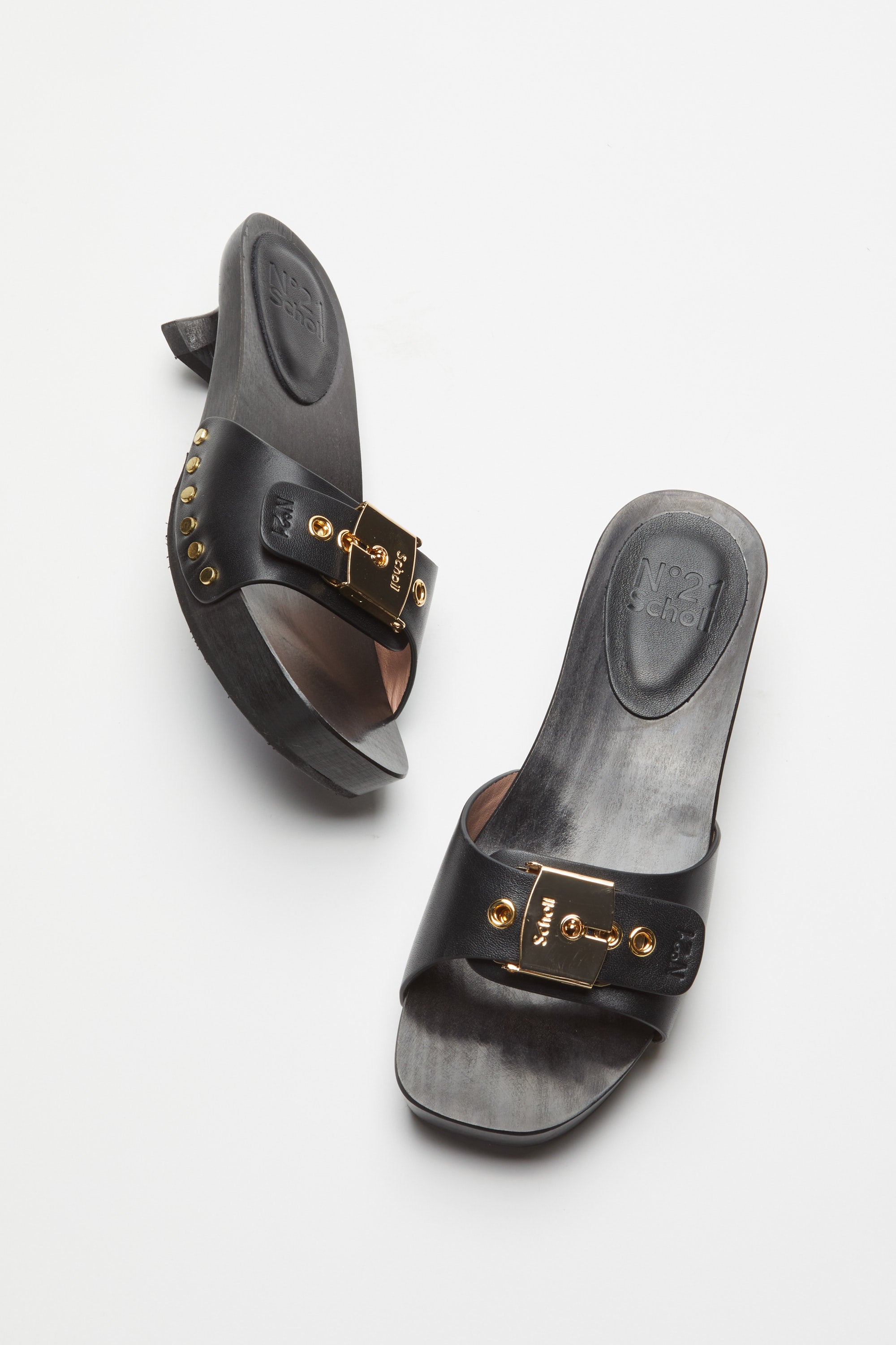 サンダル・ミュール N21 numero ventuno SLIDE SANDALS WITH LOGO Sandals