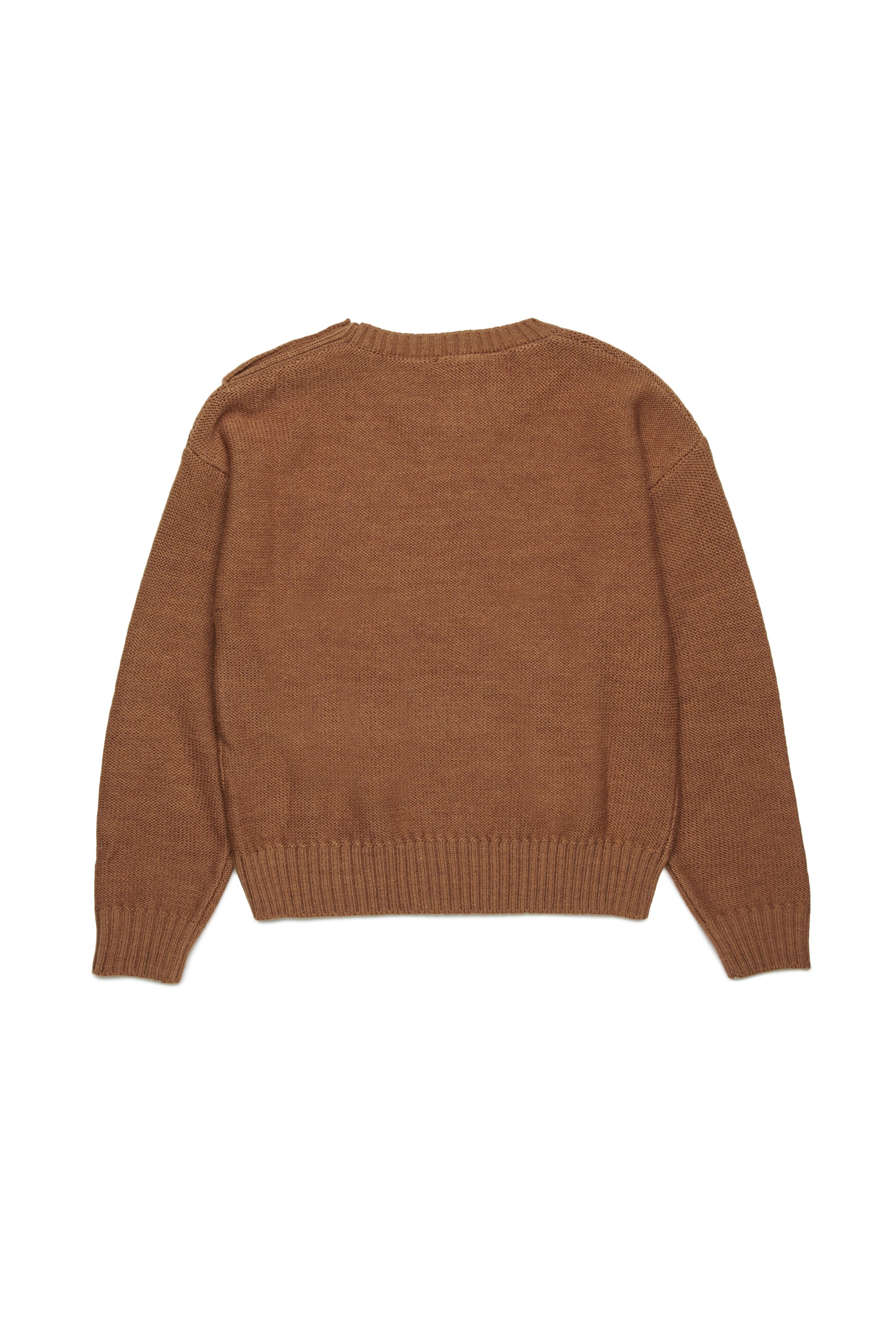 Wool blend sweater with jewel buttons