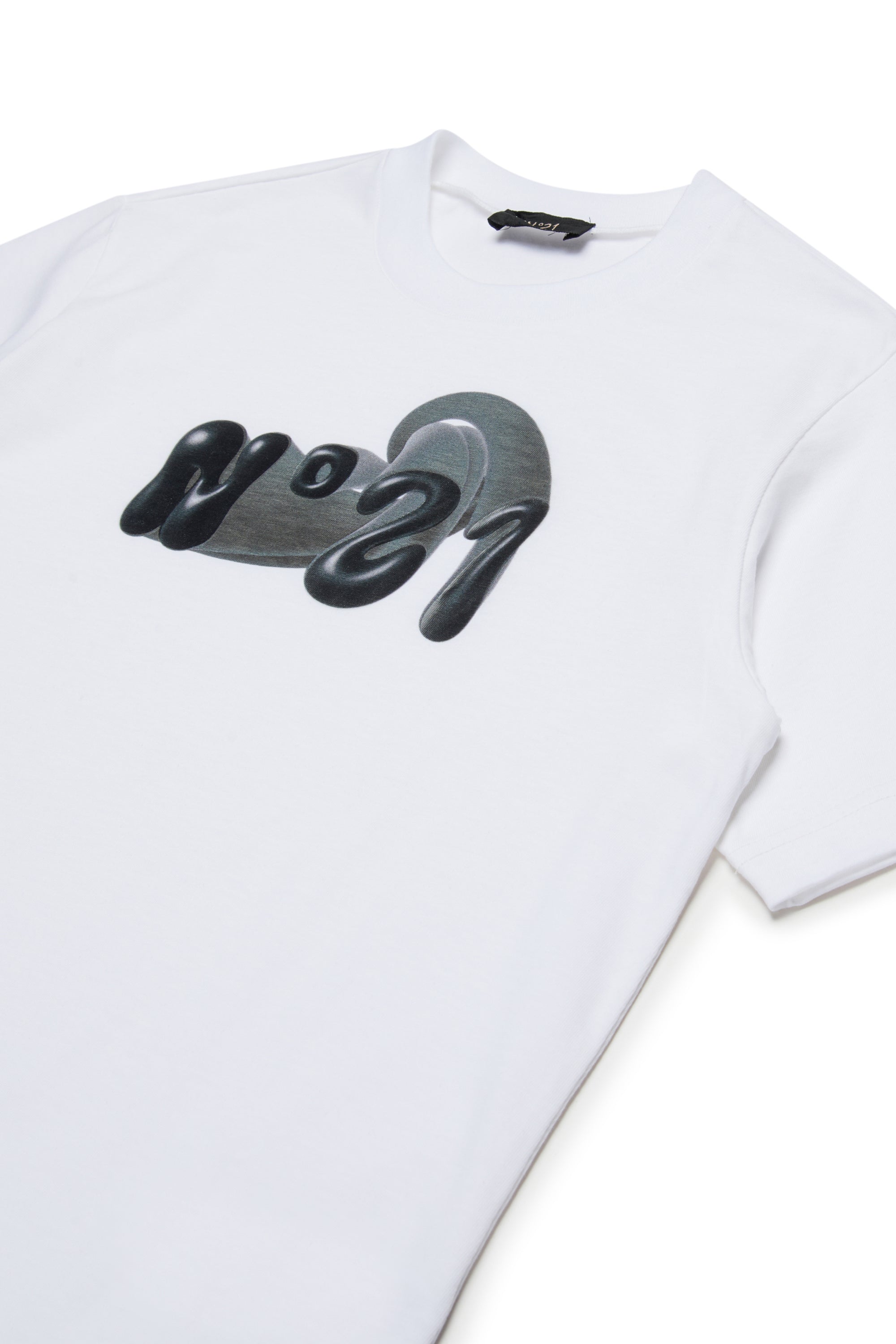Jersey T-shirt with torchon logo