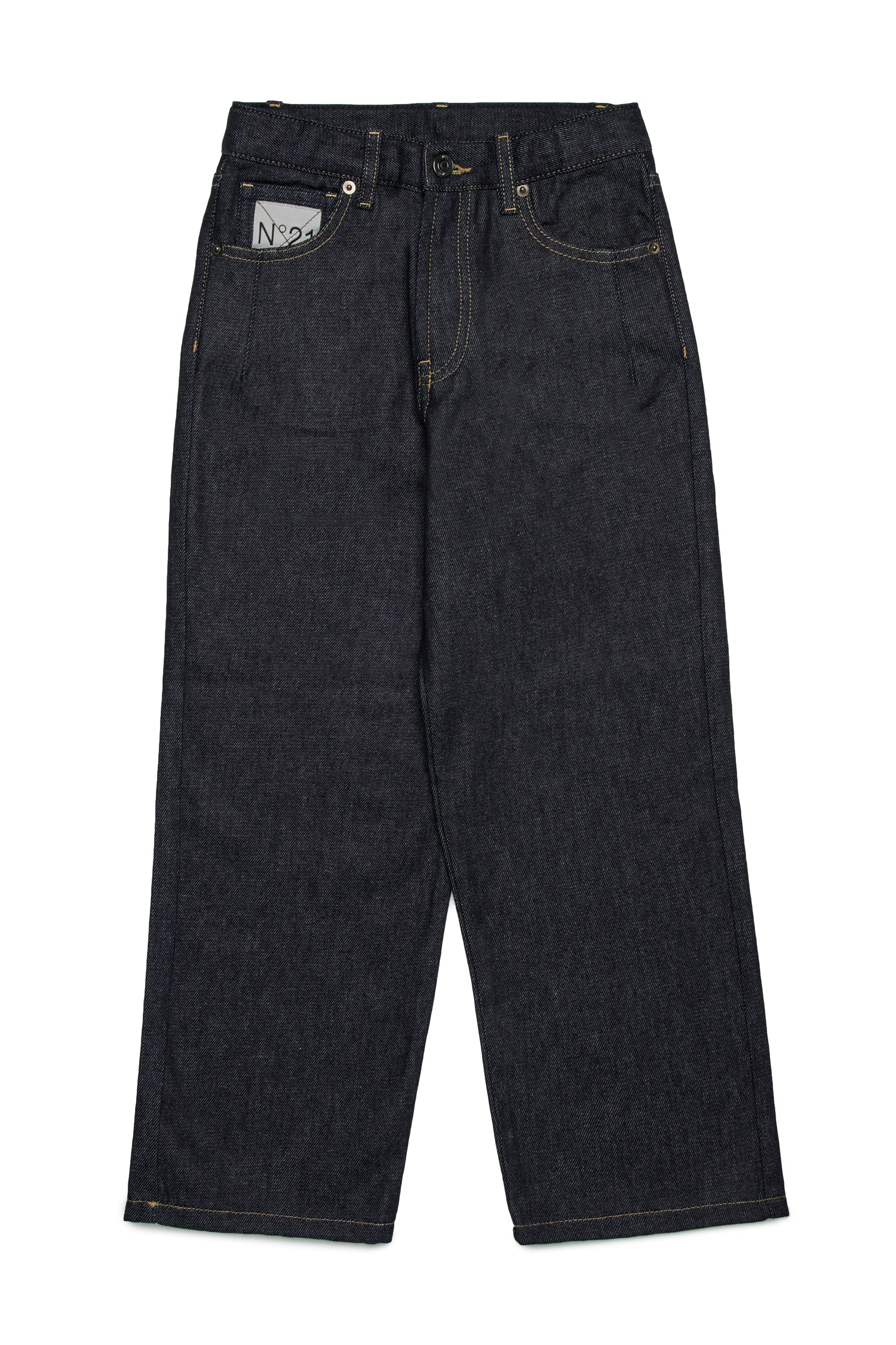 Jeans relaxed in denim scuro