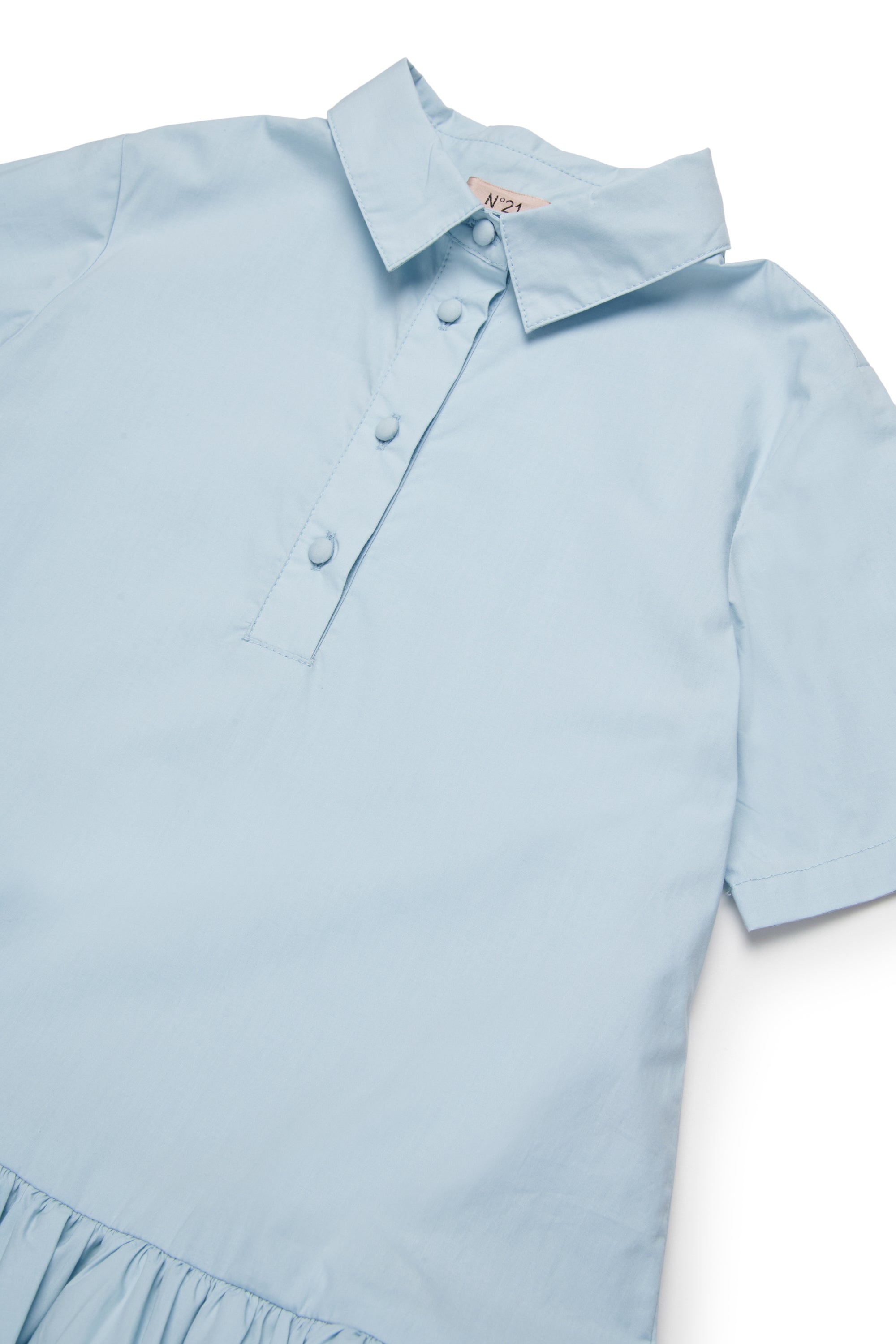 Vestito corto con fondo a palloncino