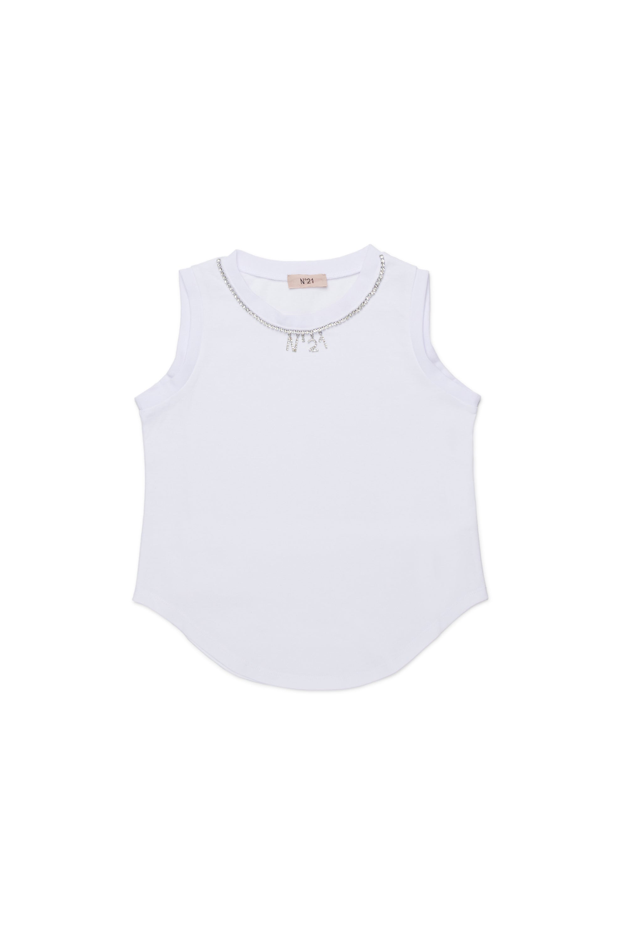 Tank top with N°21 jewel logo